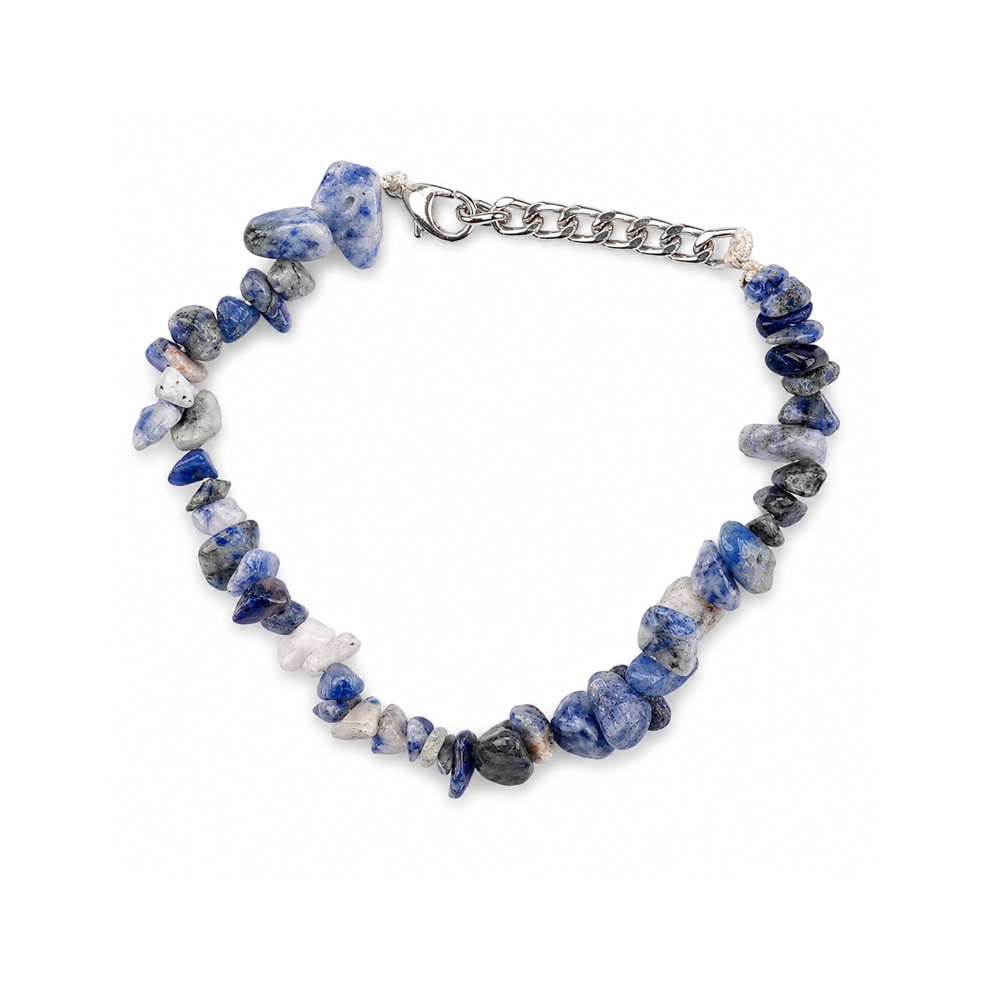 Blue Sodalite Chip Bracelet