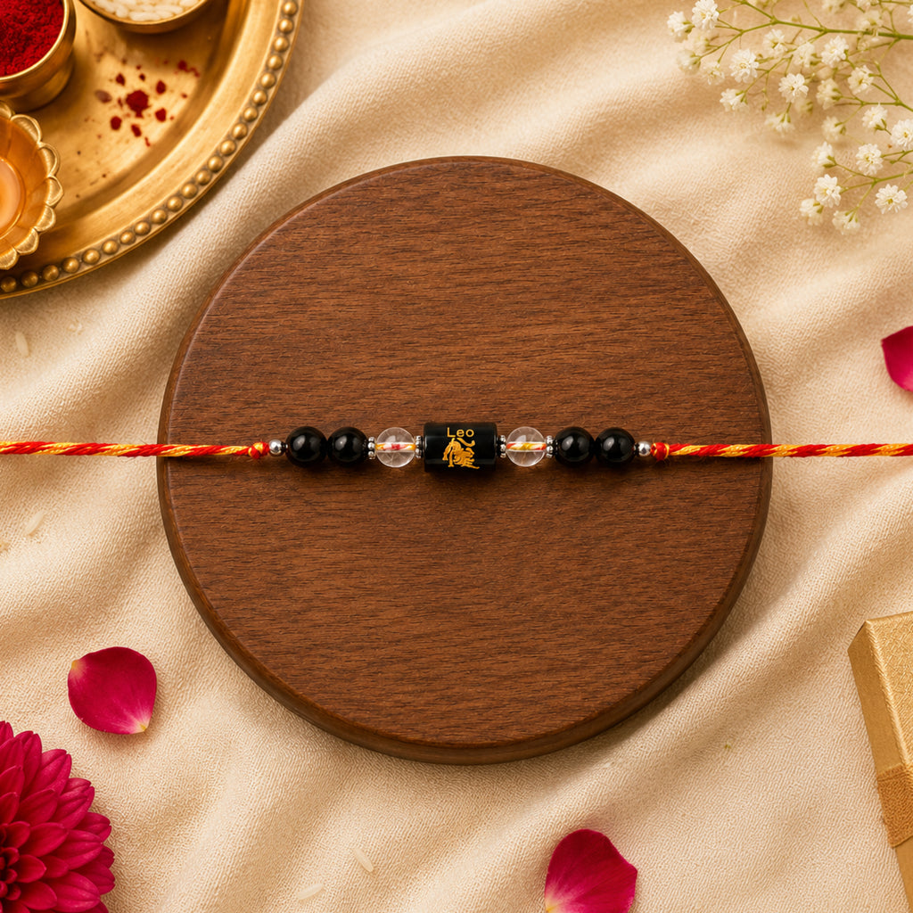 Beaded Leo Zodiac Rakhi