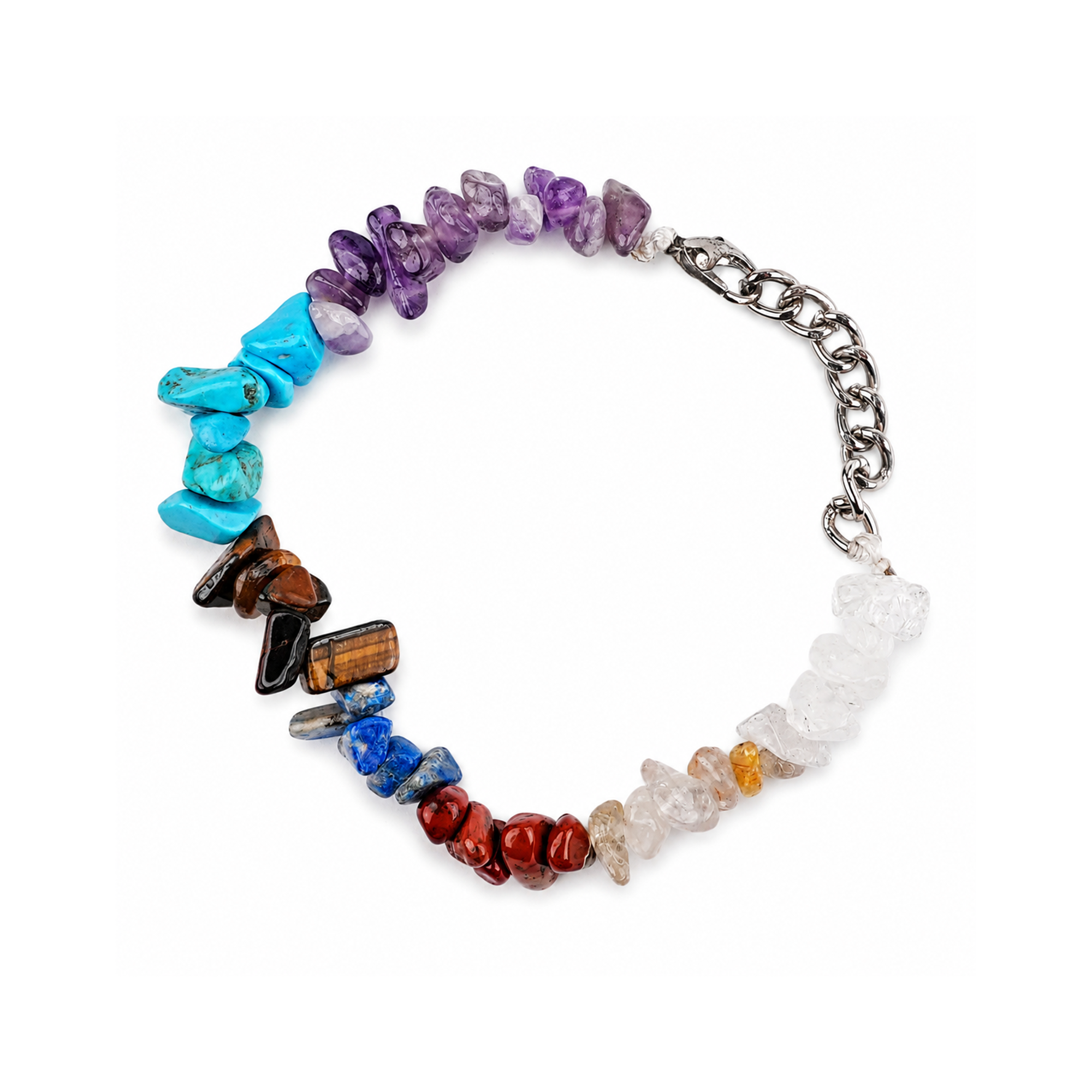 Multi-Stone Healing Chip Bracelet