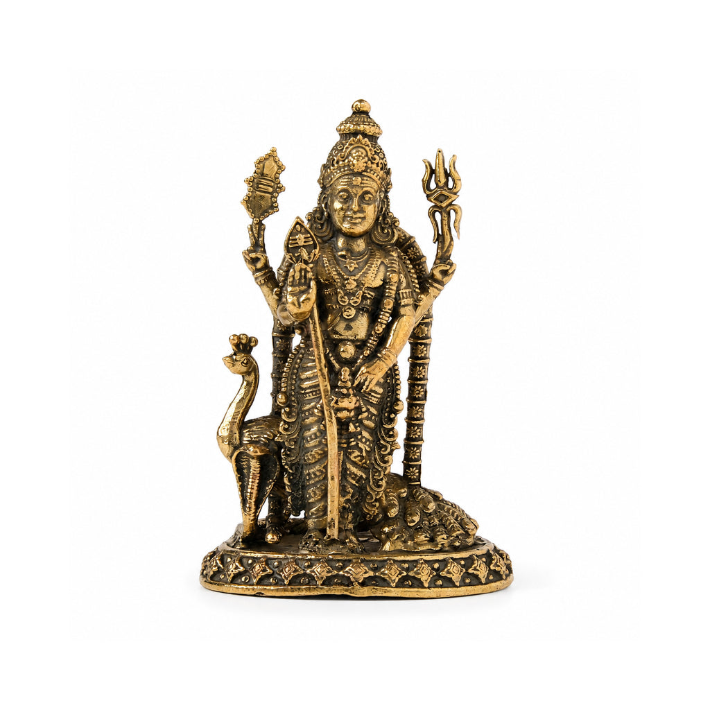 Lord Murugan Brass Idol