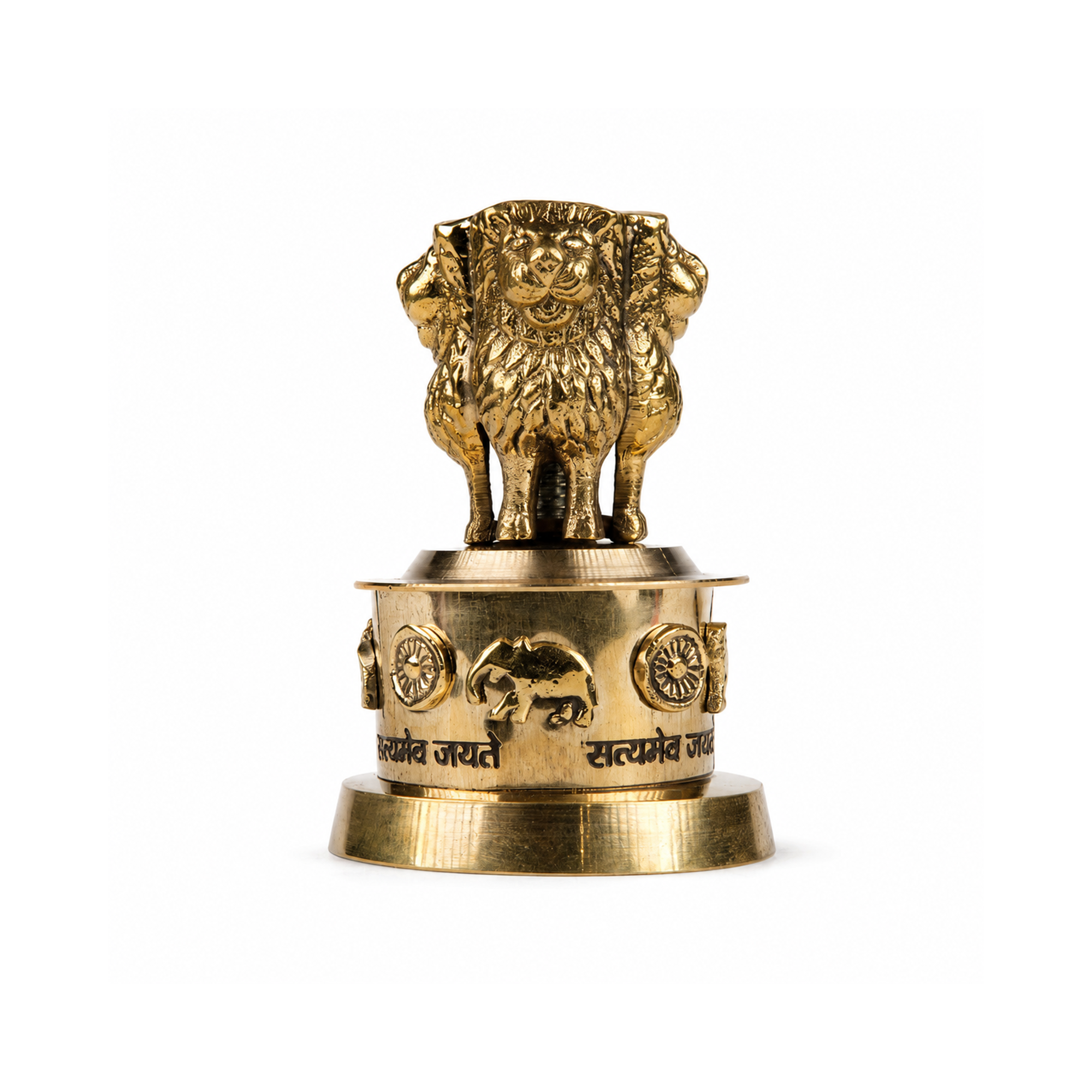 Brass National Emblem Statue