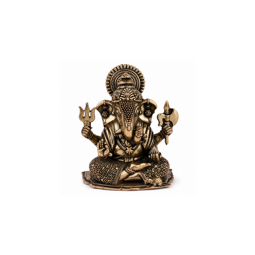 Brass Dagdusheth Ganesh Idol