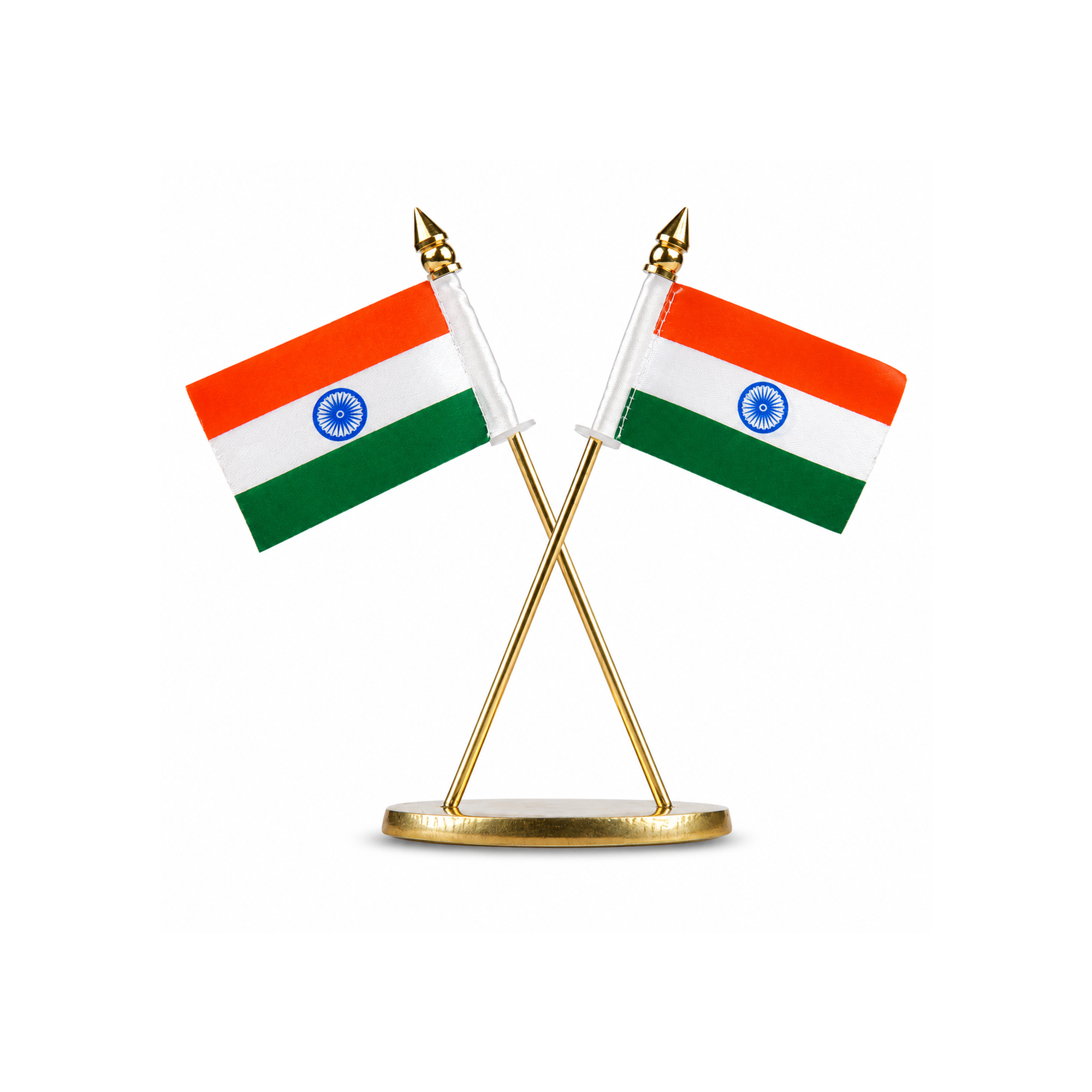 Brass Indian National Flag