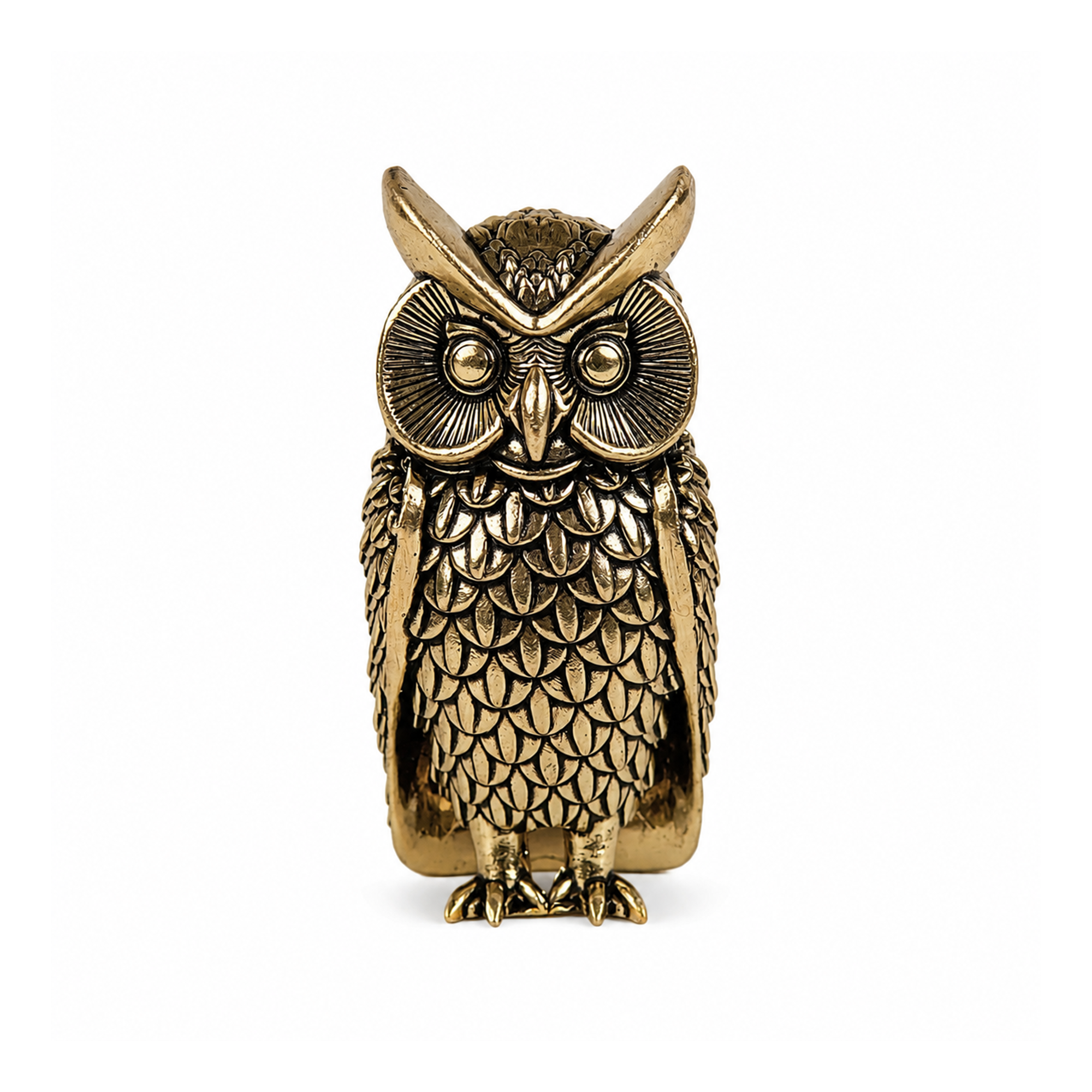 Prosperity Owl: Vastu Brass Idol