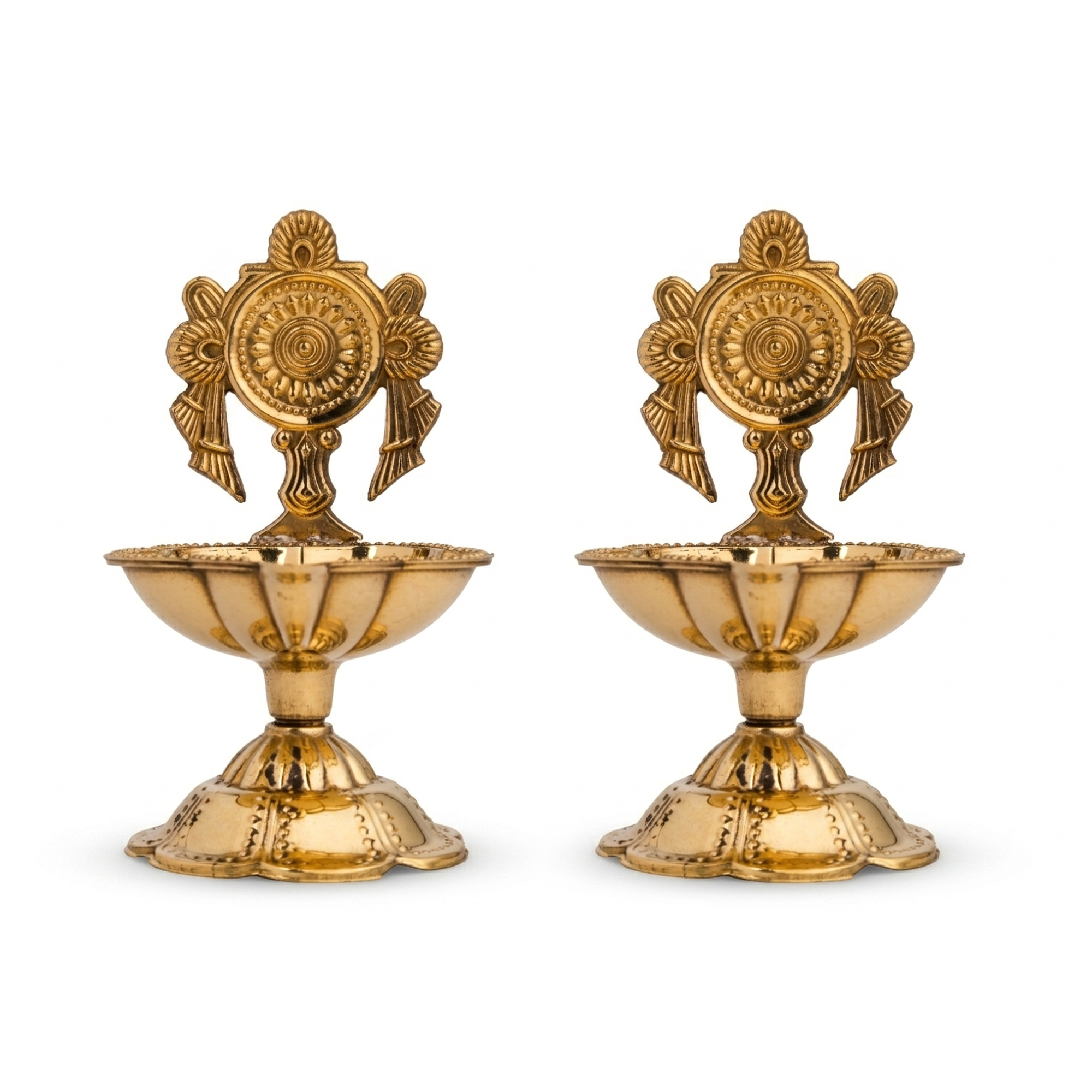 Chakra Kubera Diya set of 2