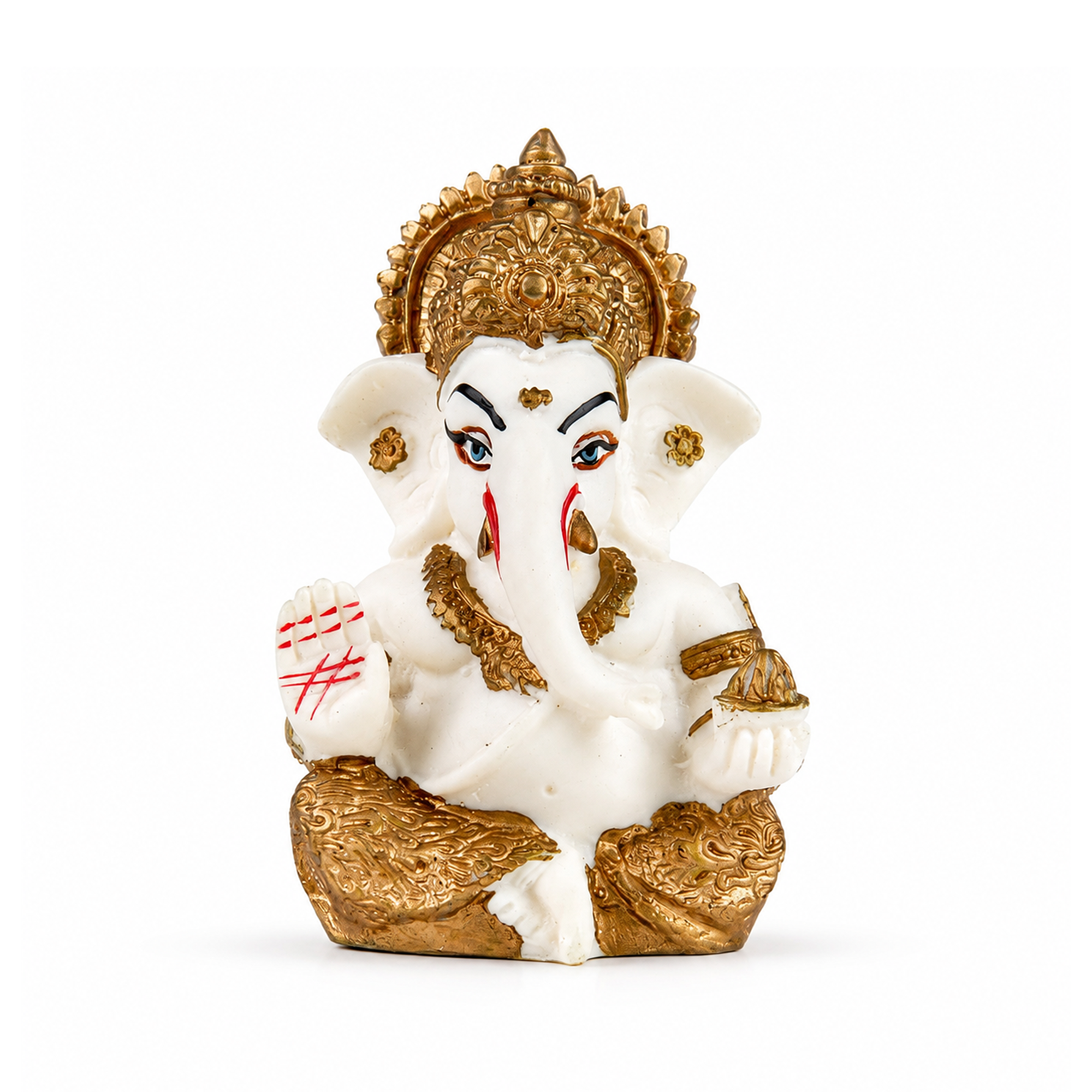 Shwet Swarna Ganesh Idol