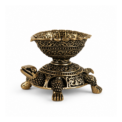 Kurma Avatar Brass Diya