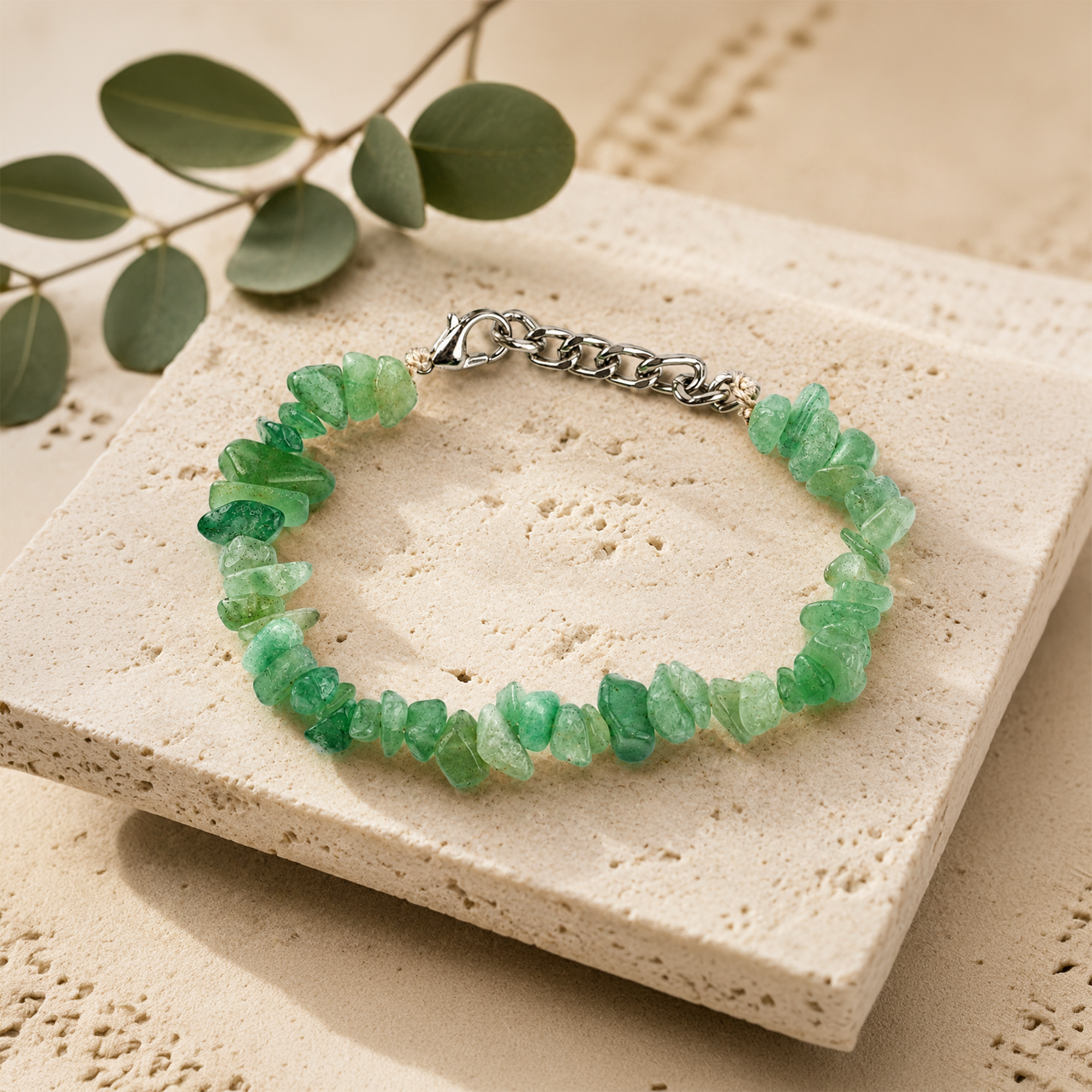 Green Chip Aventurine Bracelet