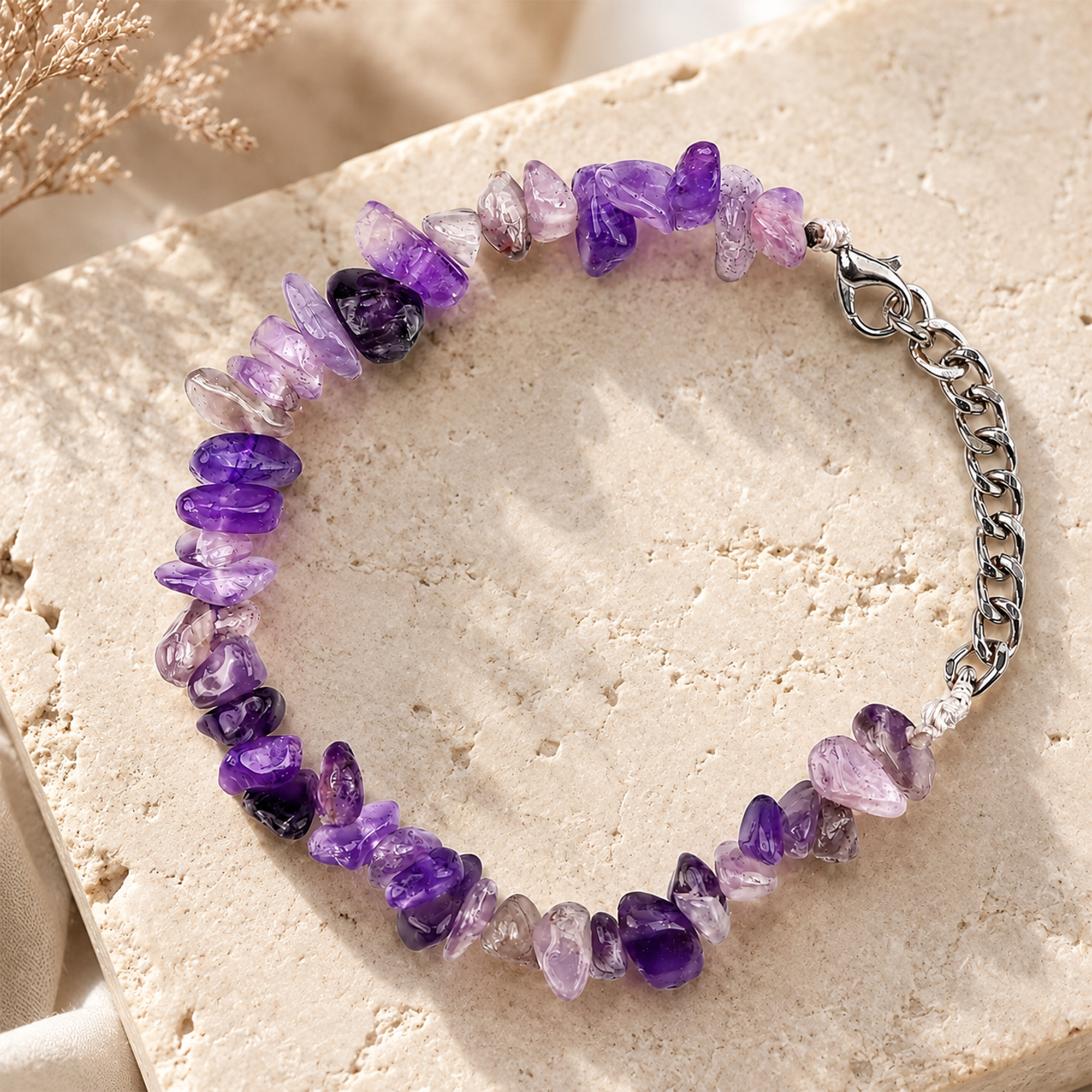 Amethyst Healing Stone Bracelet