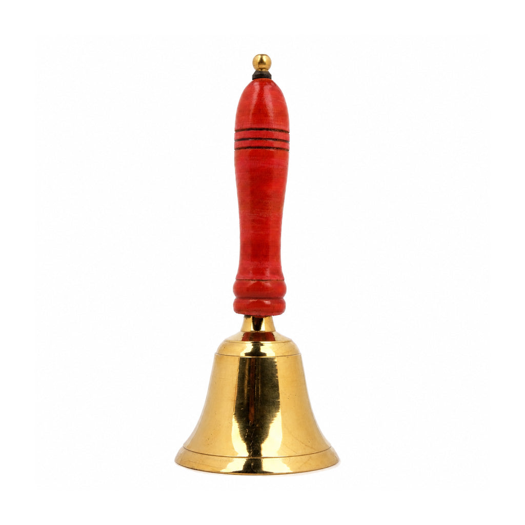 Wooden Handle Brass Bell