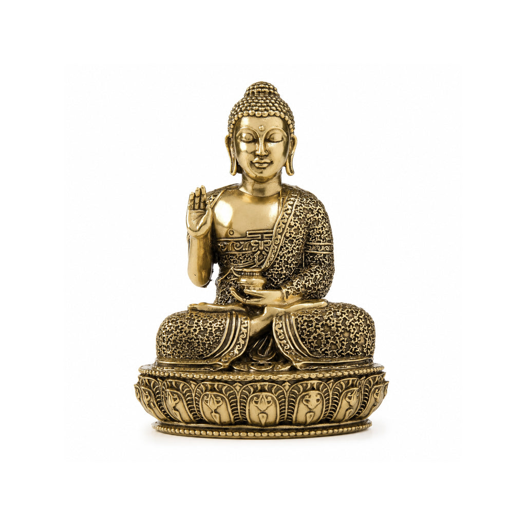 Lord Buddha Brass Idol