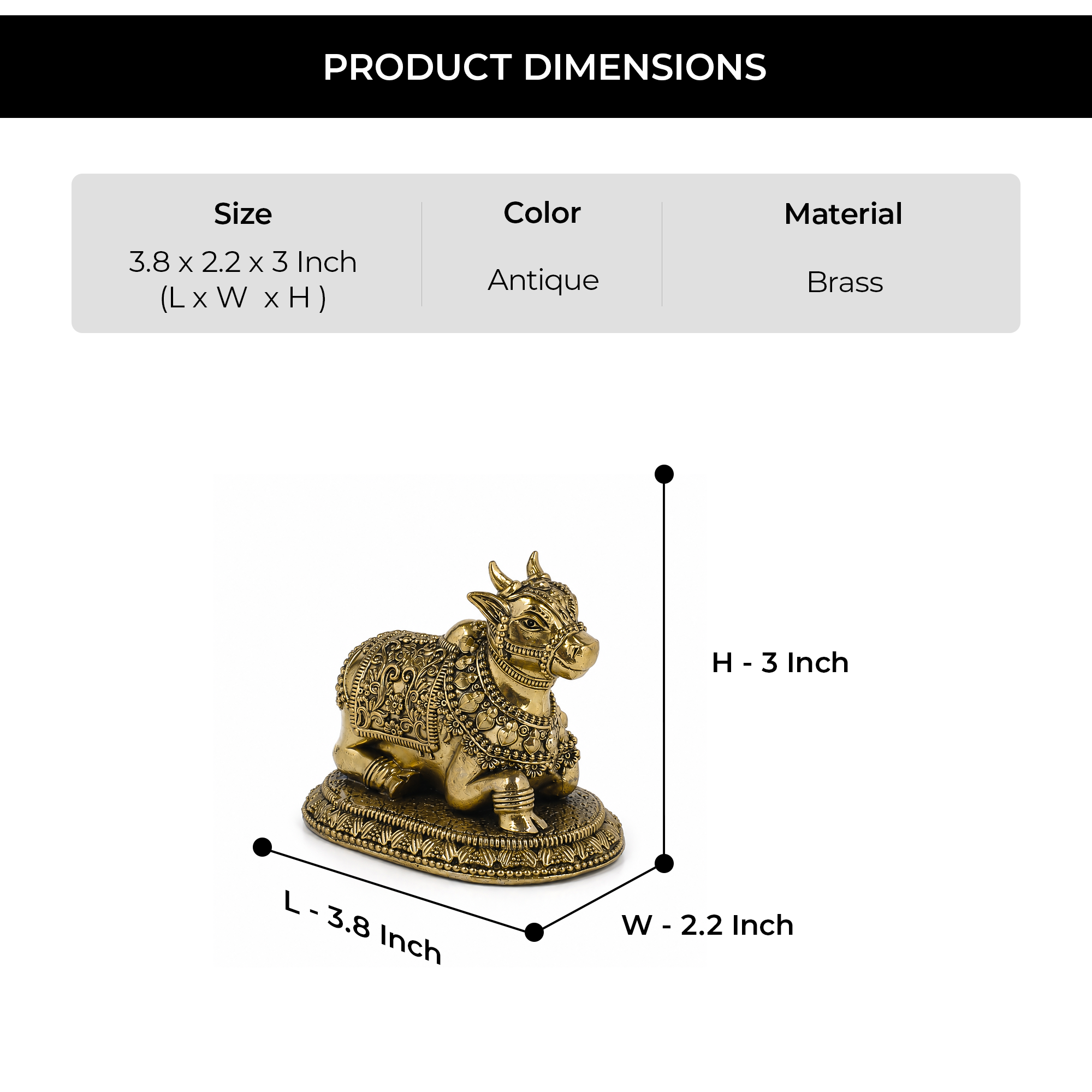 Brass Nandi Idol