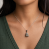 Raw Pyrite Cluster Locket