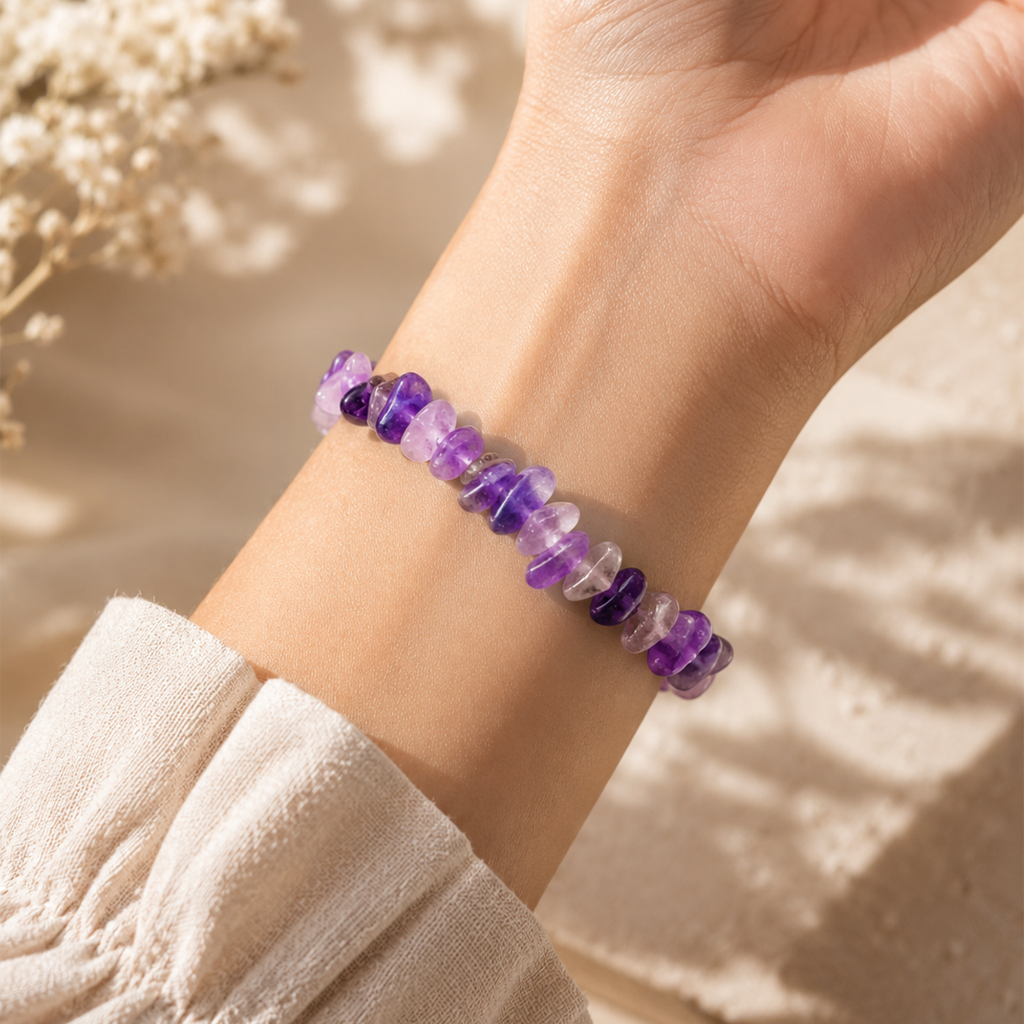 Amethyst Healing Stone Bracelet