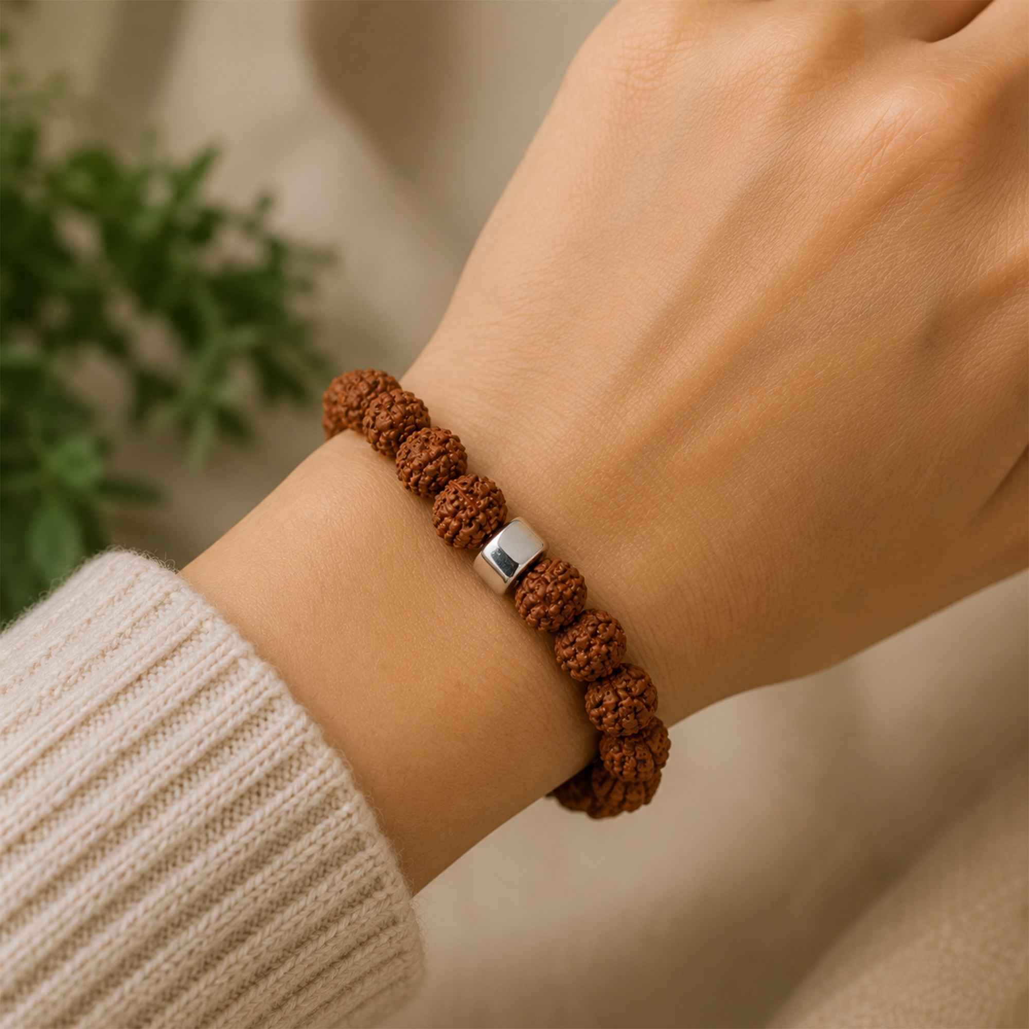 Handcrafted 5 Mukhi Rudraksha Bracelet