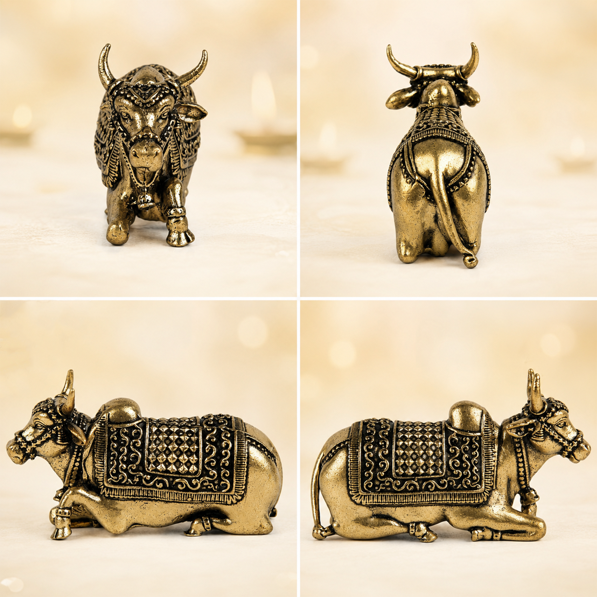 Nandi Maharaj Brass Idol