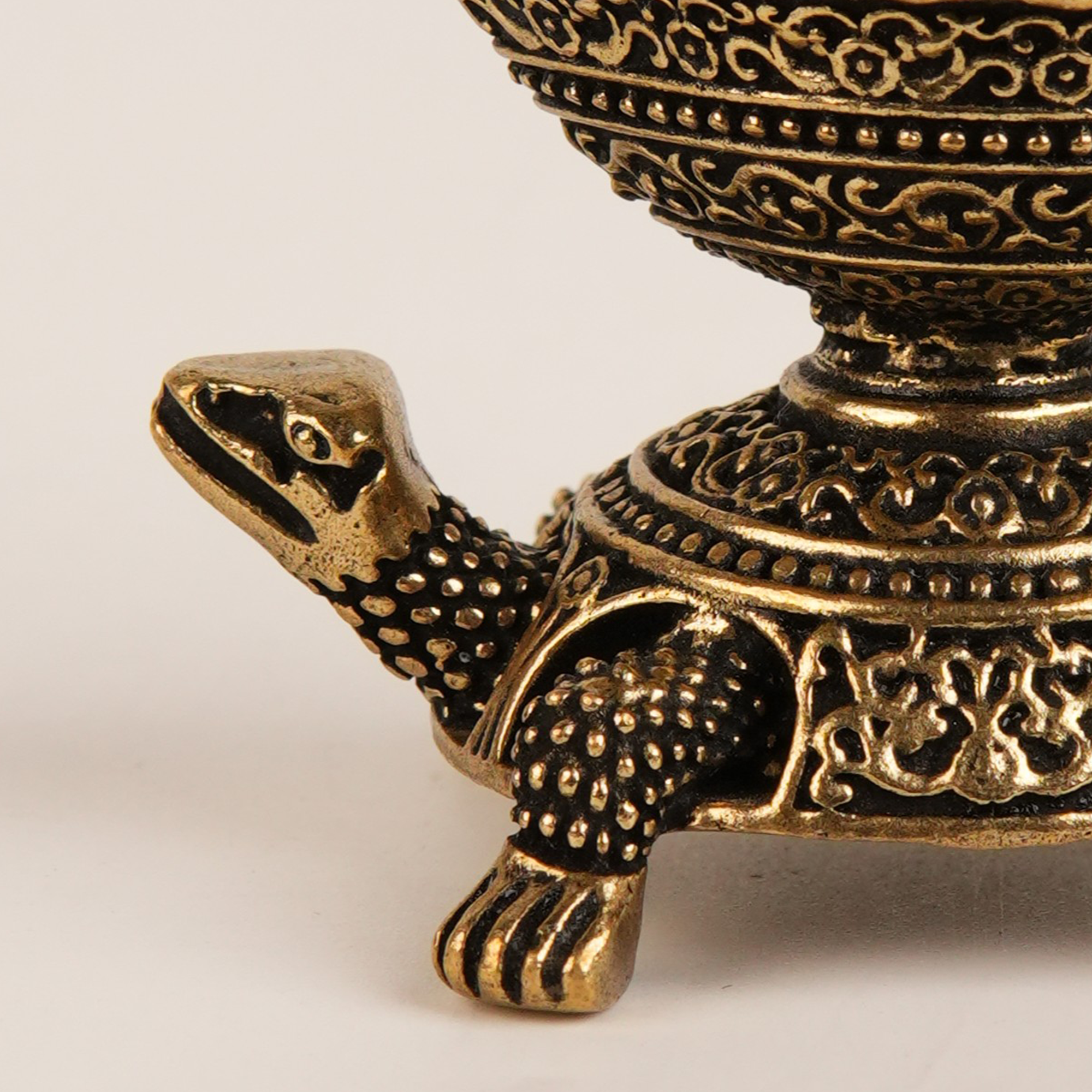 Kurma Avatar Brass Diya