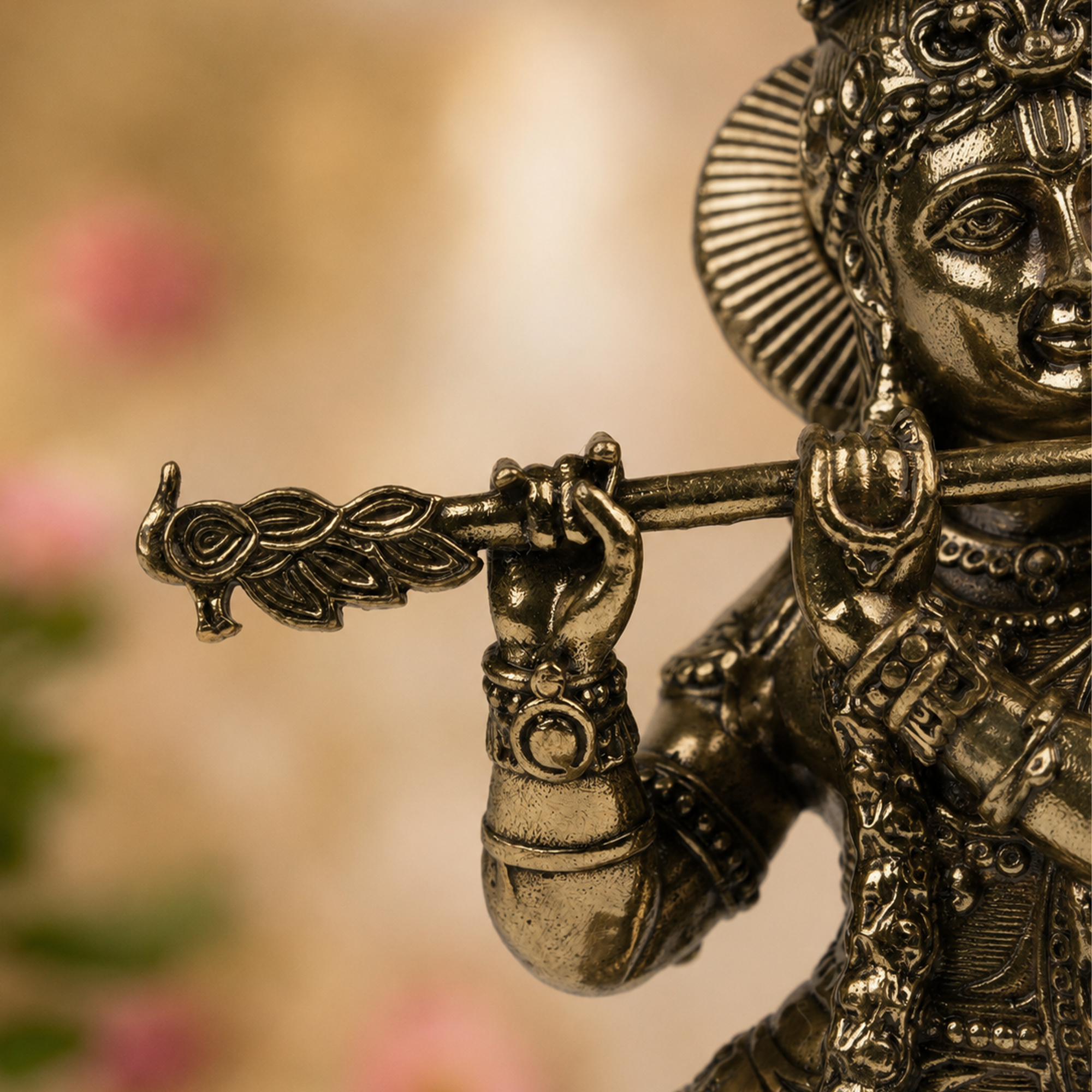 Lord Krishna Brass Idol