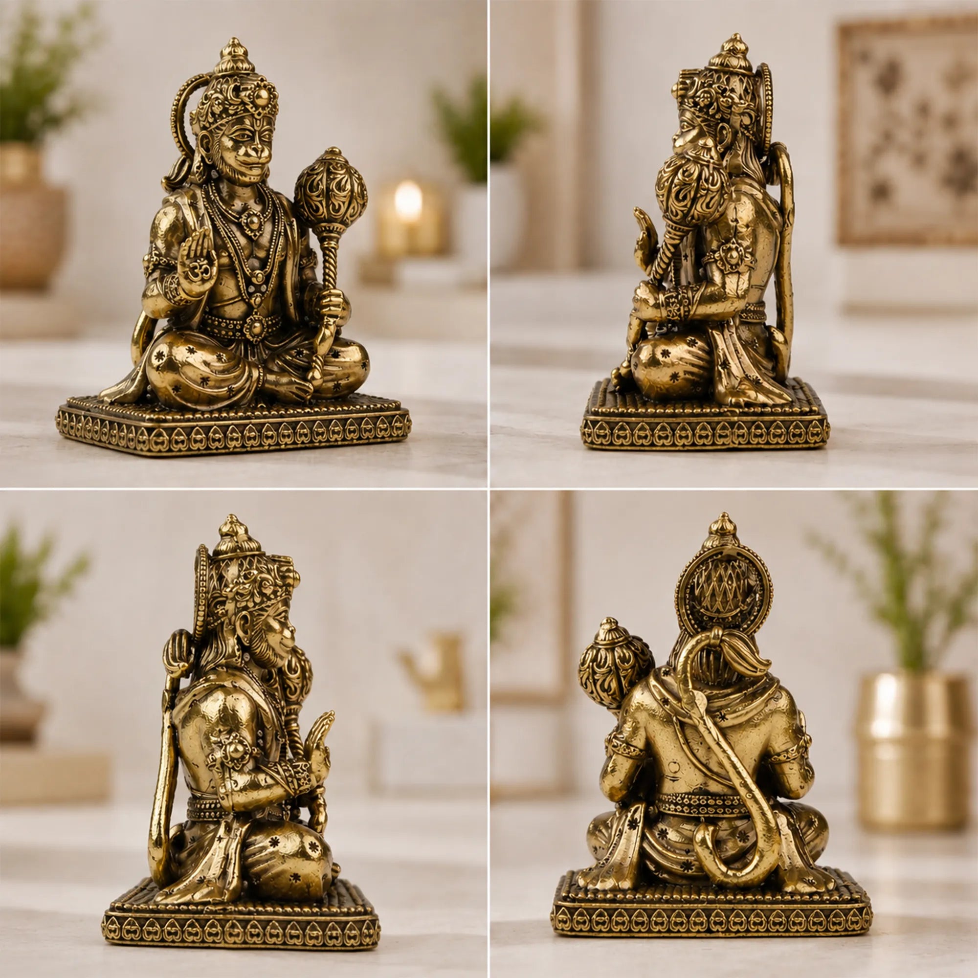 Lord Hanuman Brass Idol