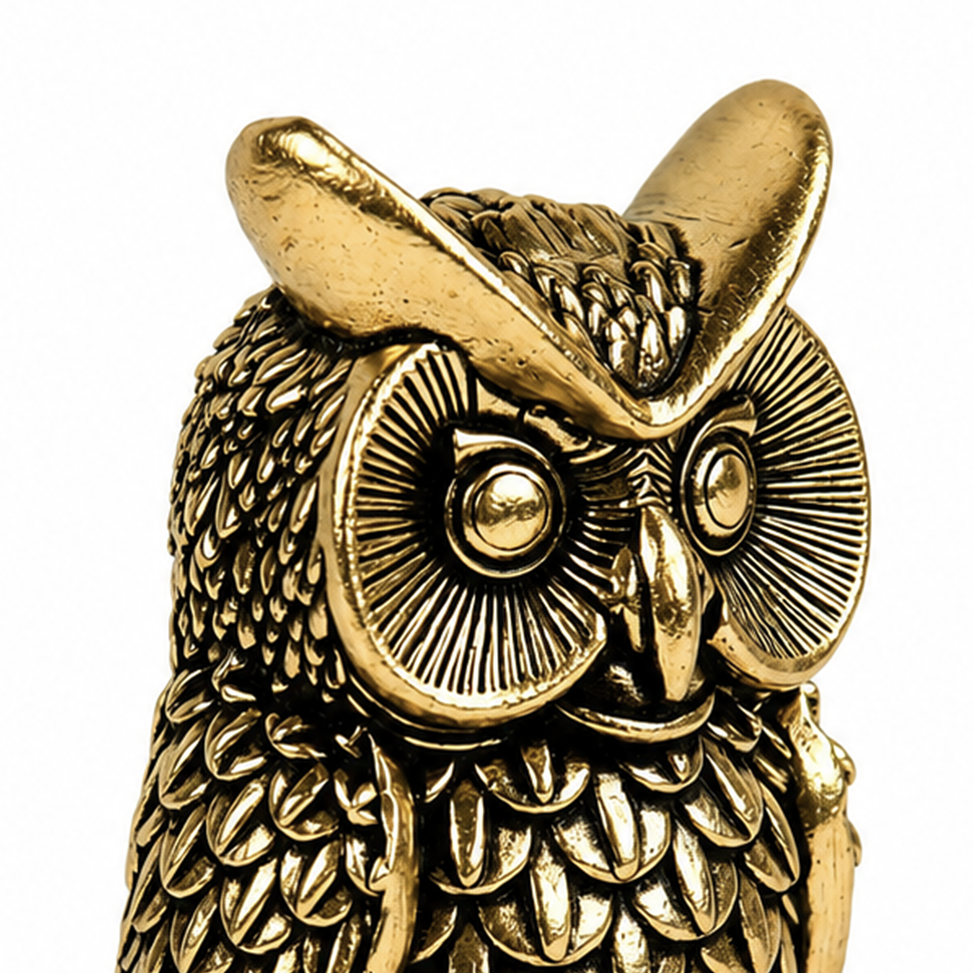 Prosperity Owl: Vastu Brass Idol