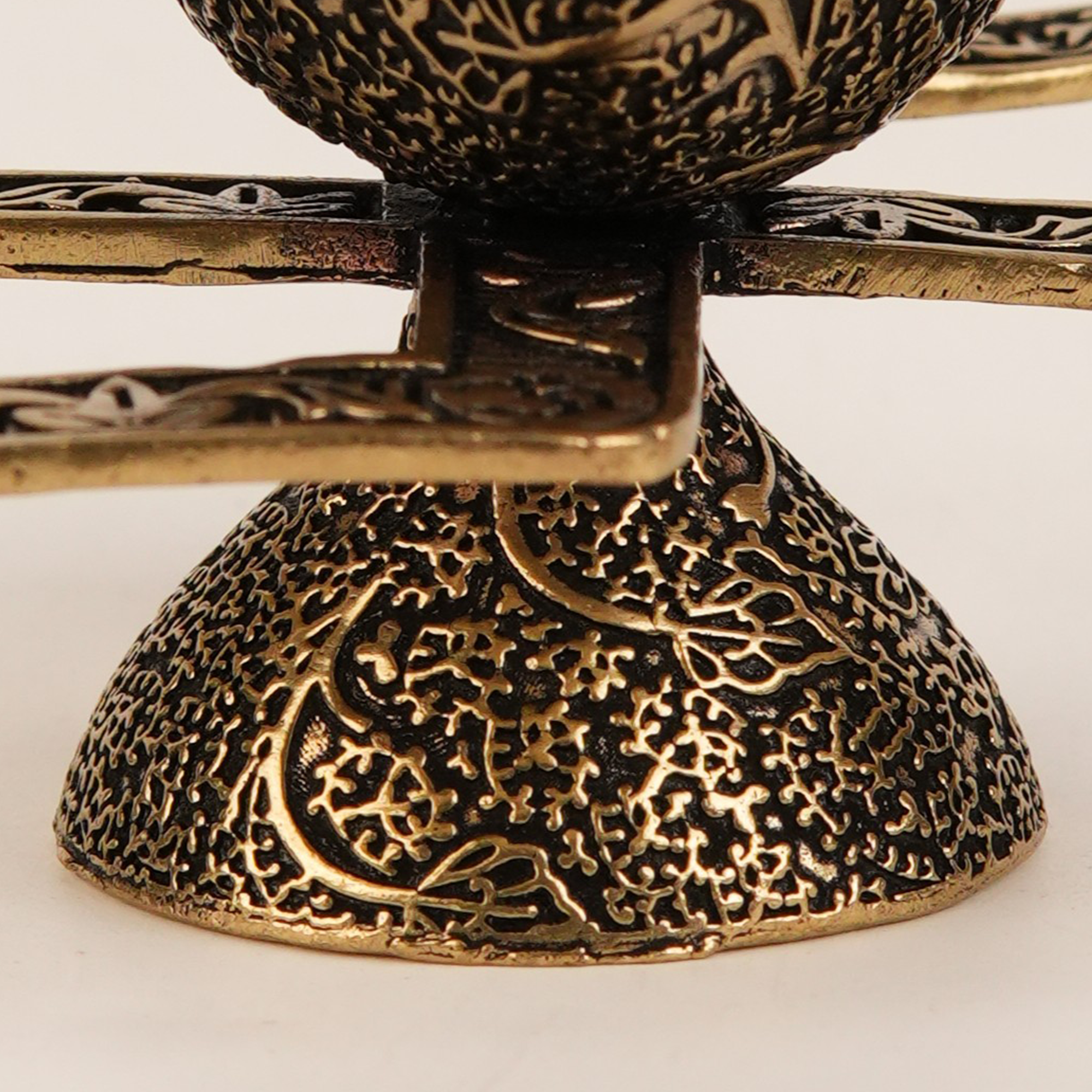 Antique Swastik Brass Diya
