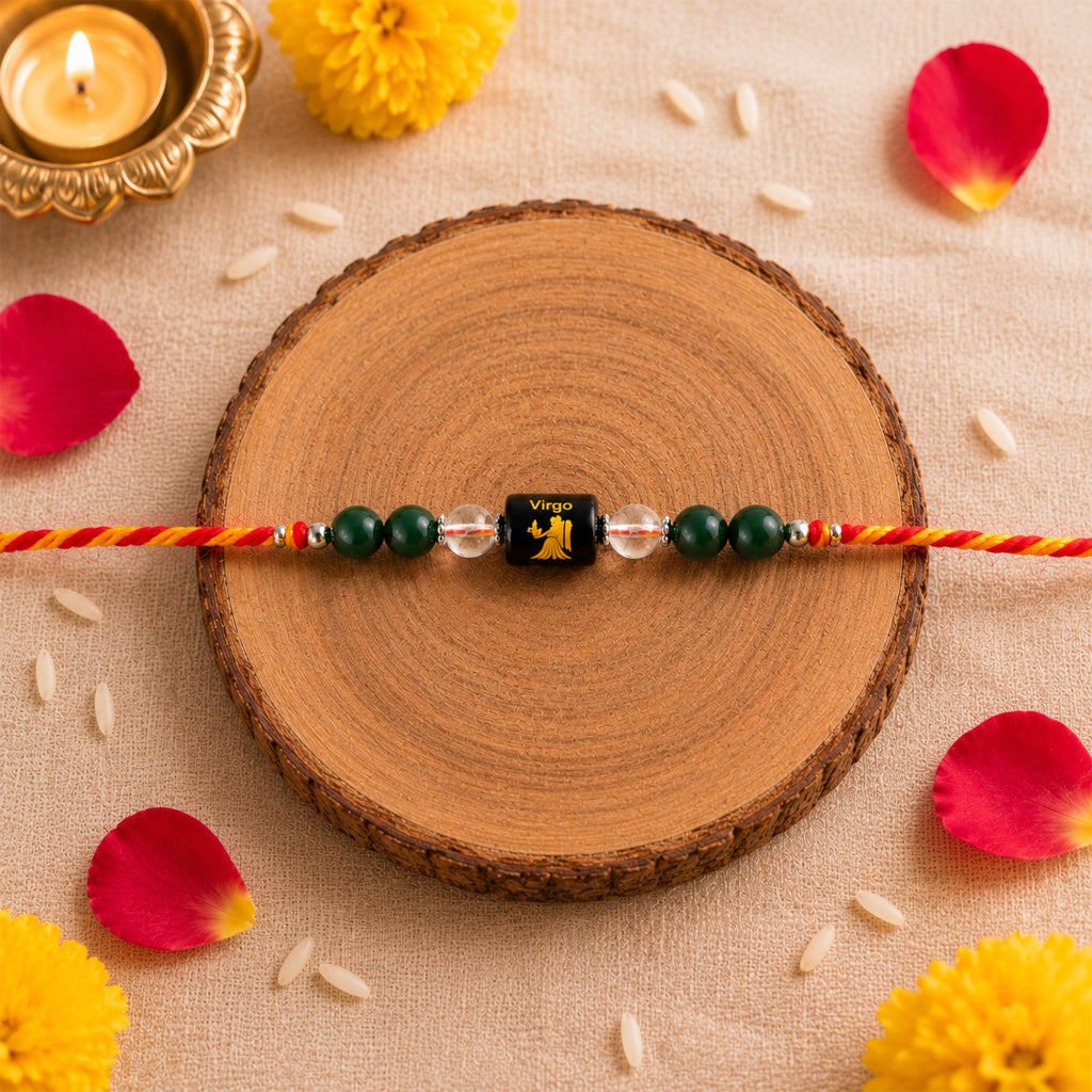 Beaded Vigro Zodiac Rakhi