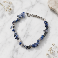 Blue Sodalite Chip Bracelet
