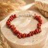 Red Jasper Chip Stone Bracelet