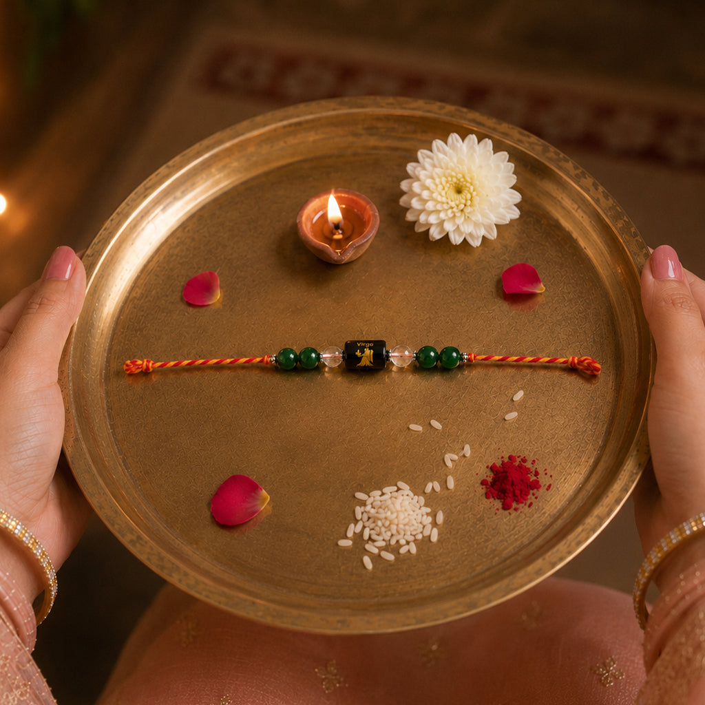 Beaded Vigro Zodiac Rakhi
