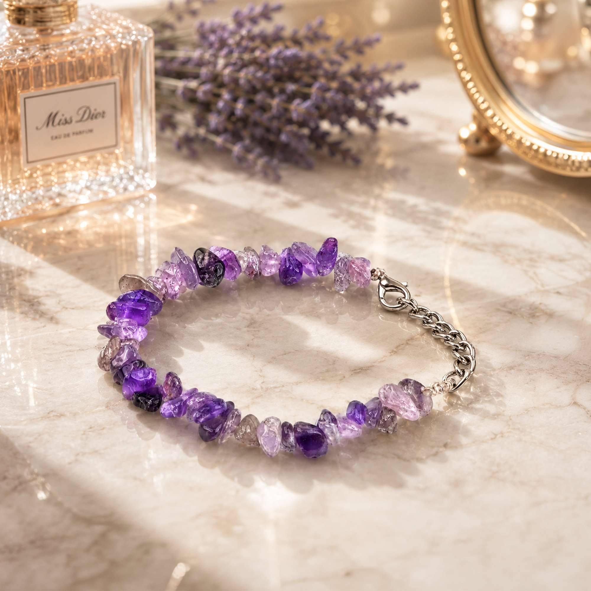 Amethyst Healing Stone Bracelet