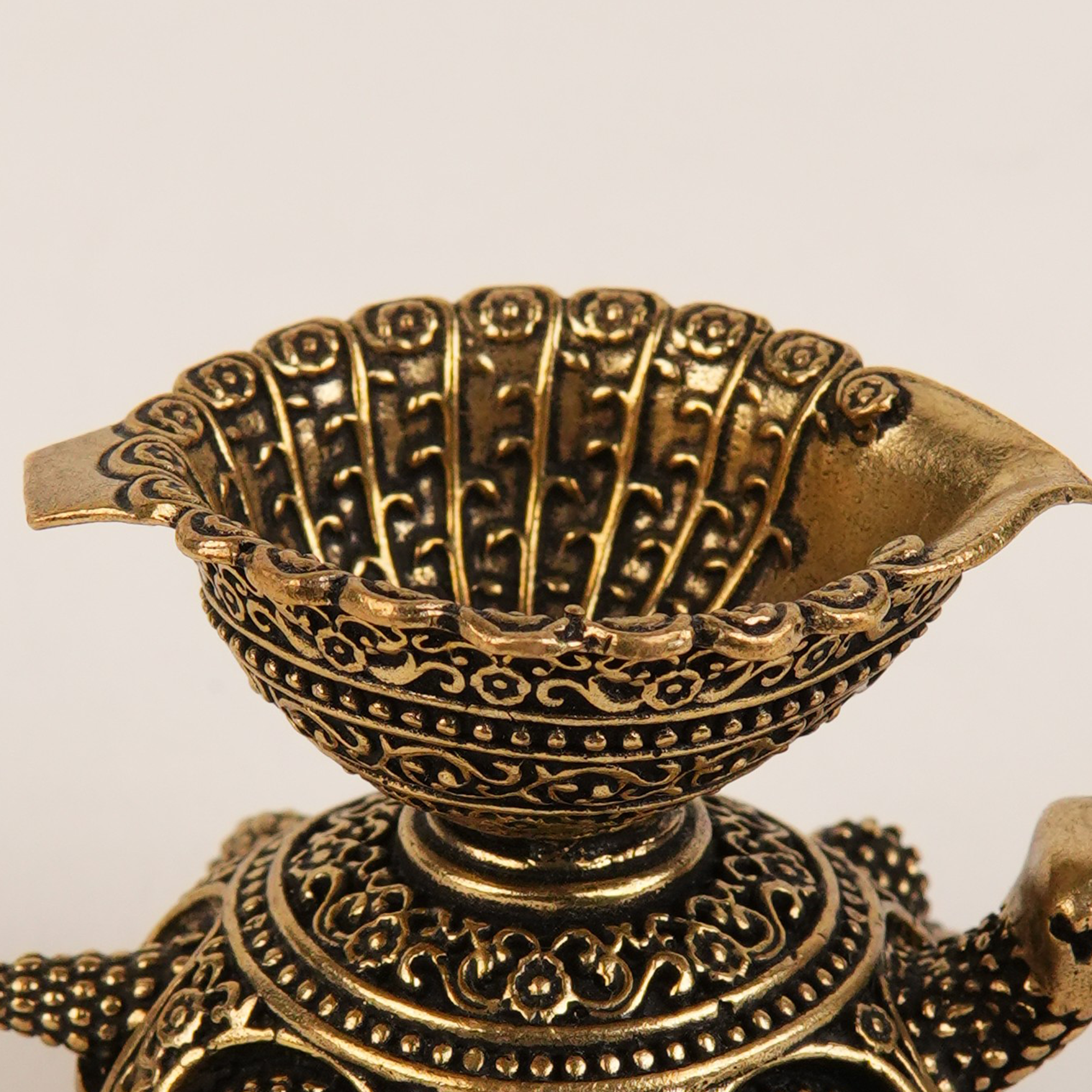 Kurma Avatar Brass Diya