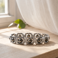 Gleaming Pyrite Beads Bracelet