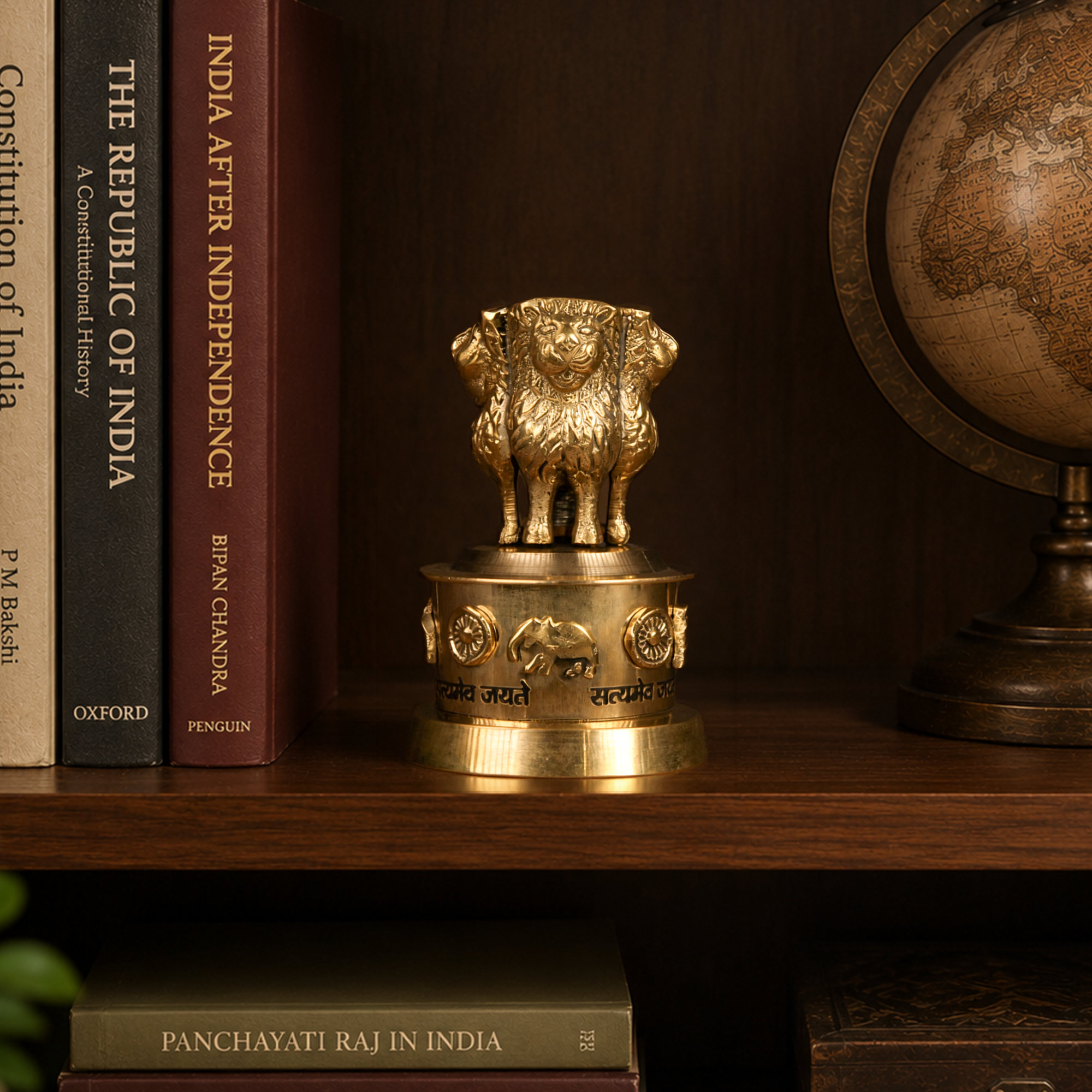 Brass National Emblem Statue