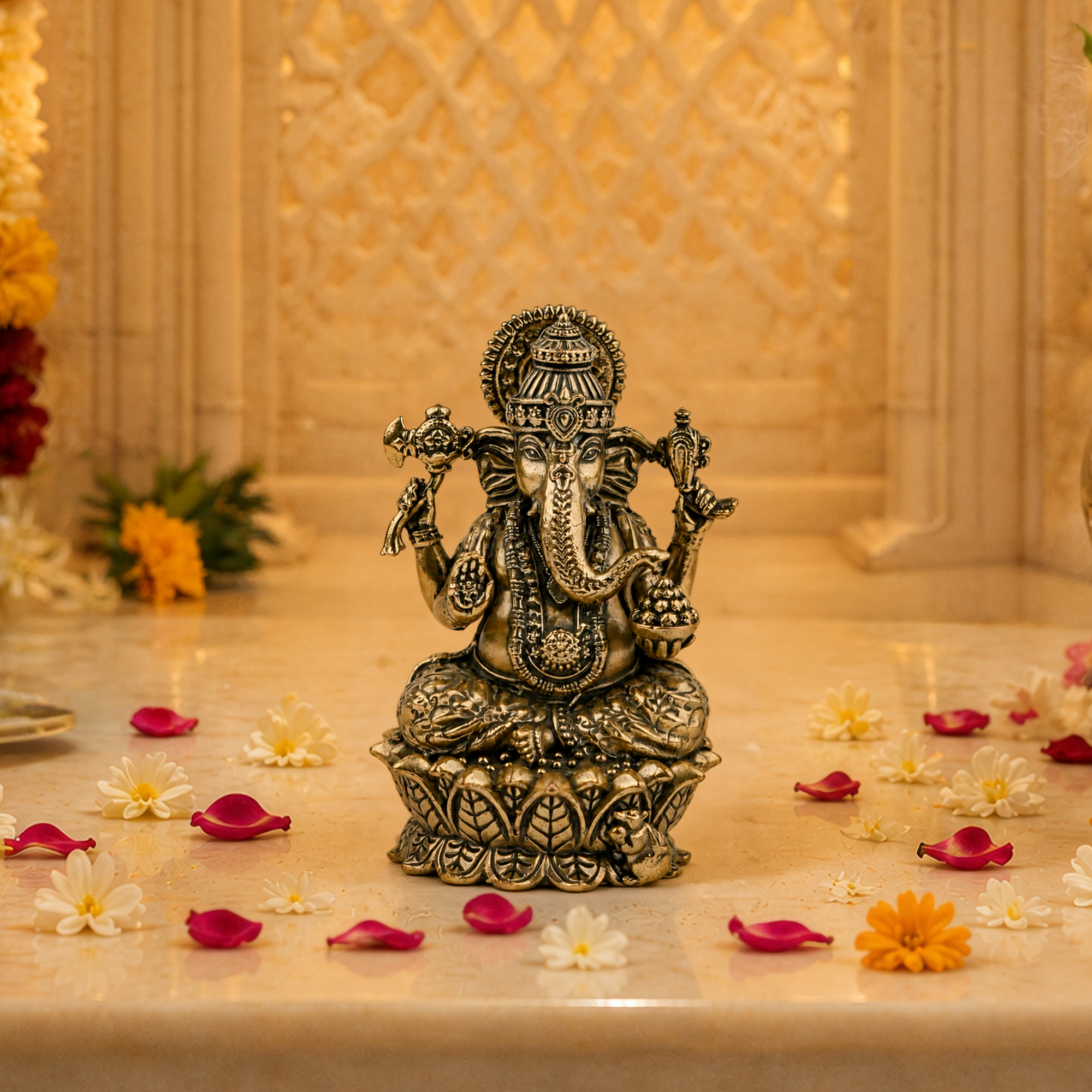 Lord Vinayaka Brass Idol
