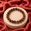Rudraksha & Tiger Eye Bead Bracelet
