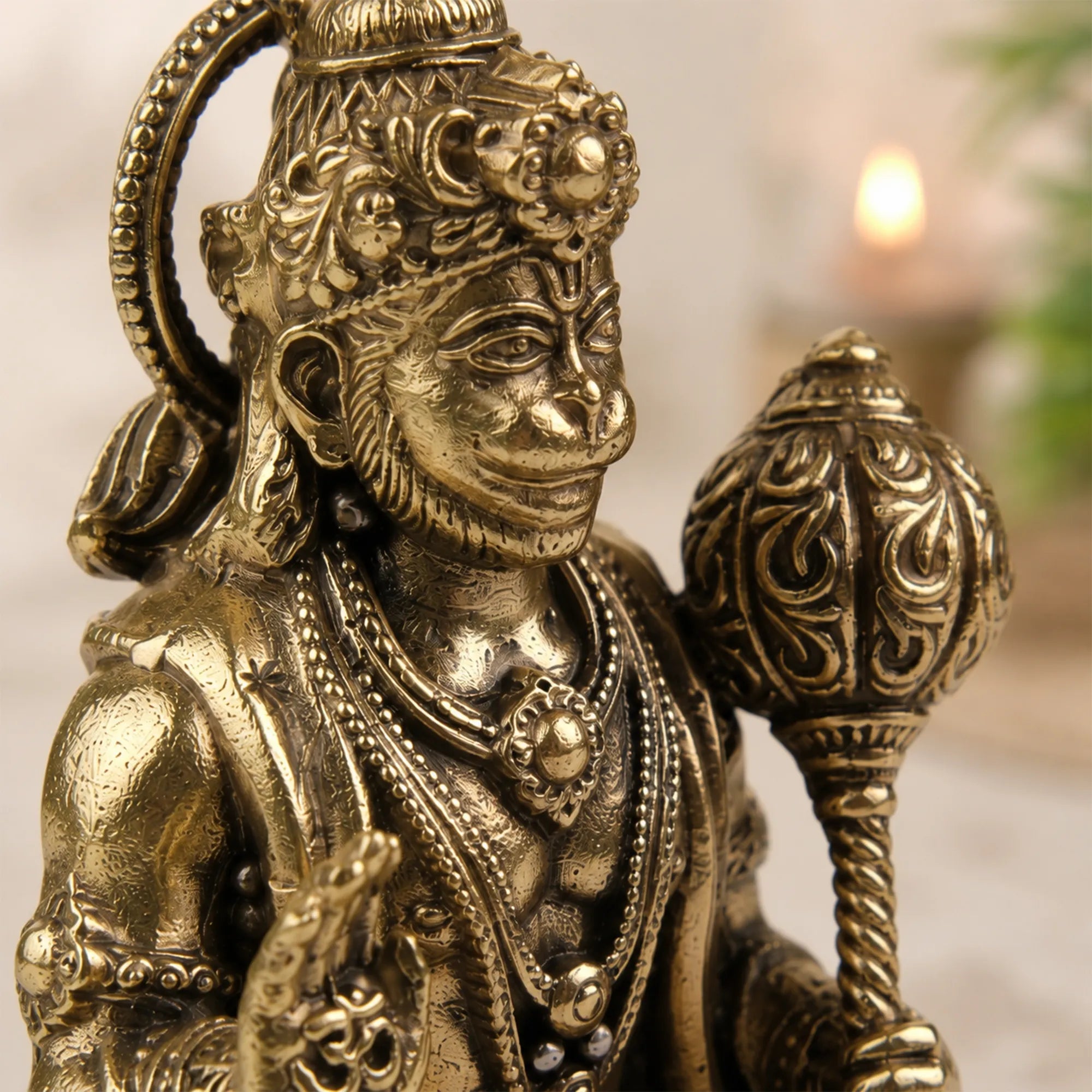 Lord Hanuman Brass Idol