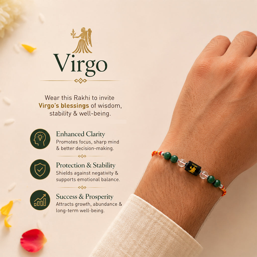 Beaded Vigro Zodiac Rakhi