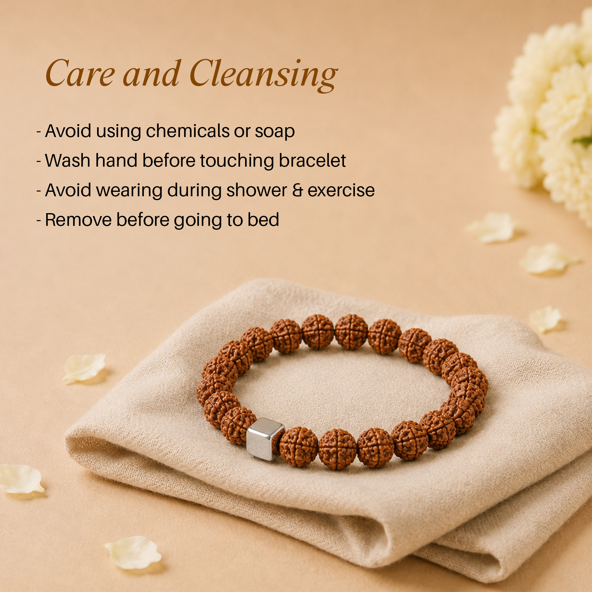 Handcrafted 5 Mukhi Rudraksha Bracelet