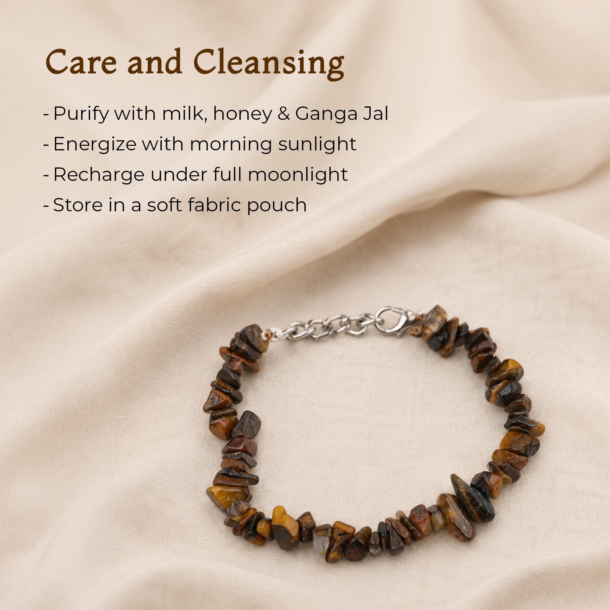 Tiger Eye Protection Chip Bracelet