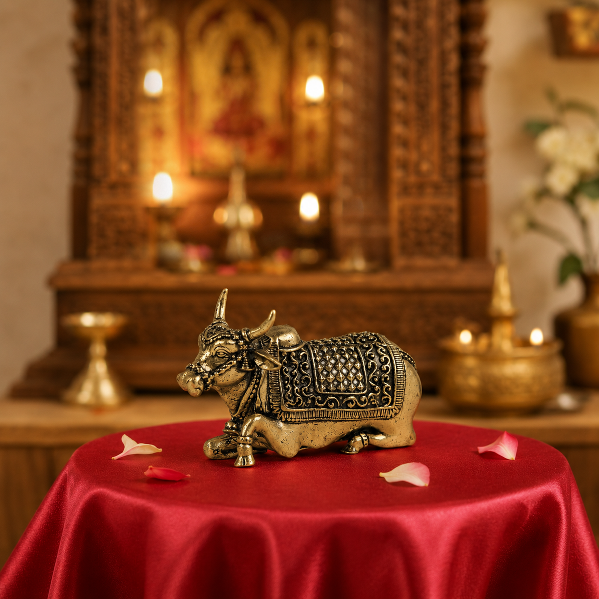 Nandi Maharaj Brass Idol