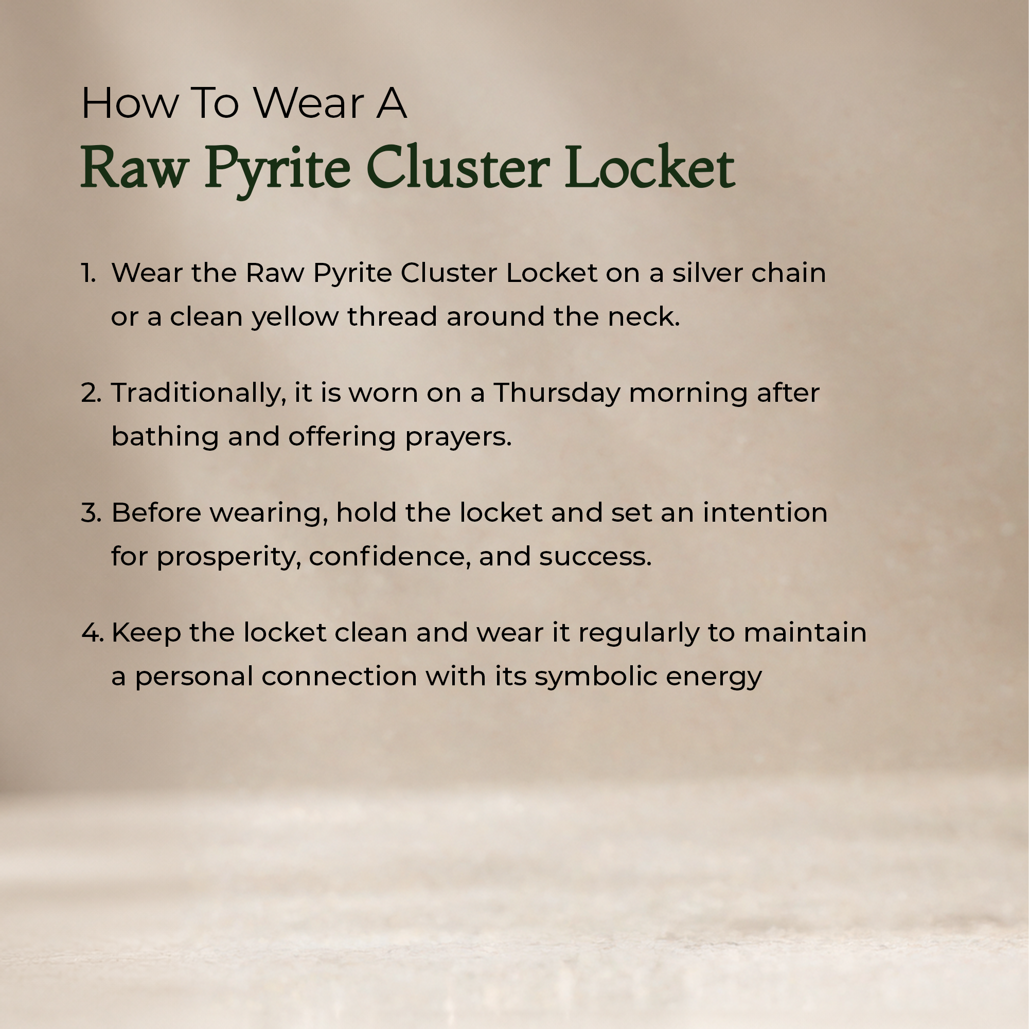 Raw Pyrite Cluster Locket