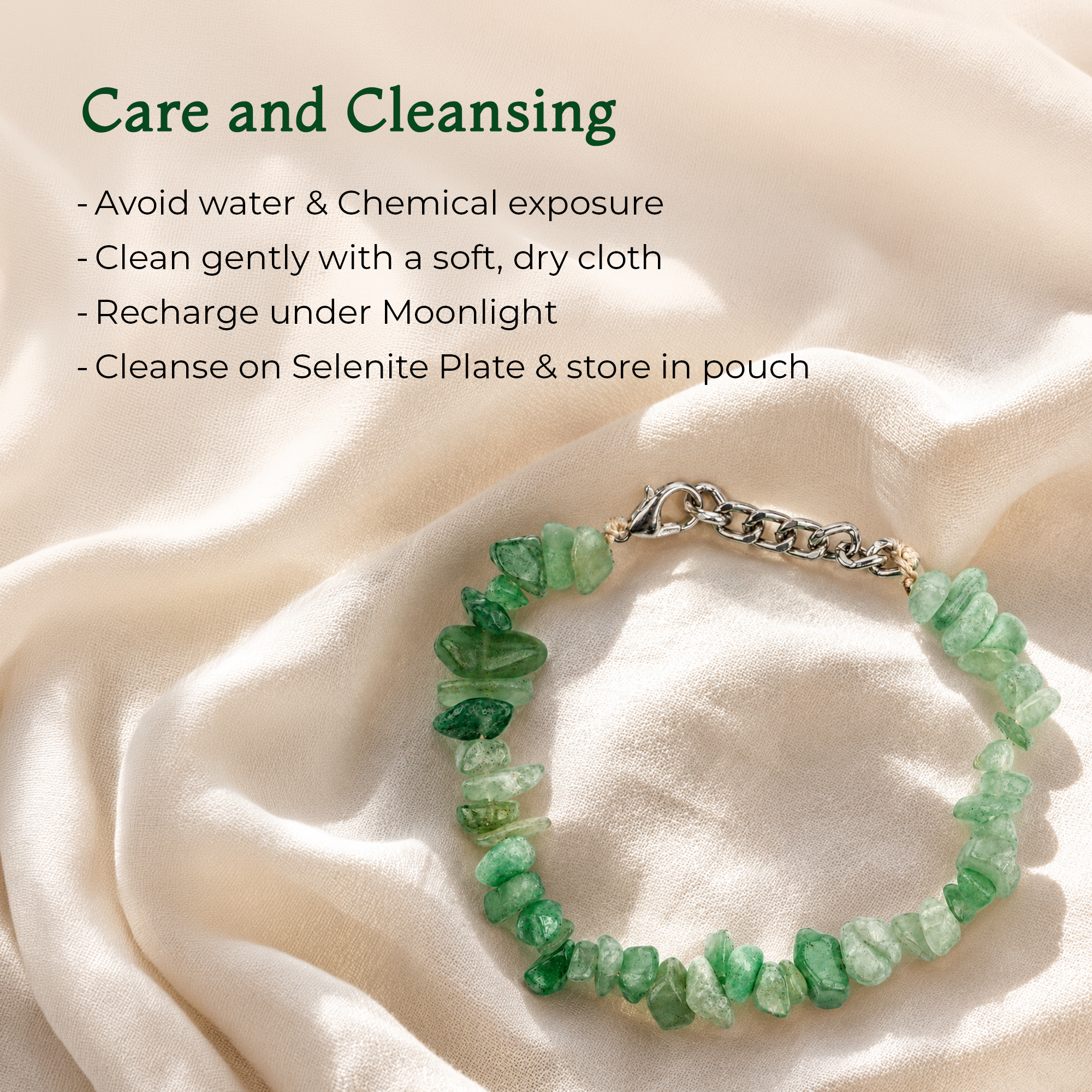 Green Chip Aventurine Bracelet