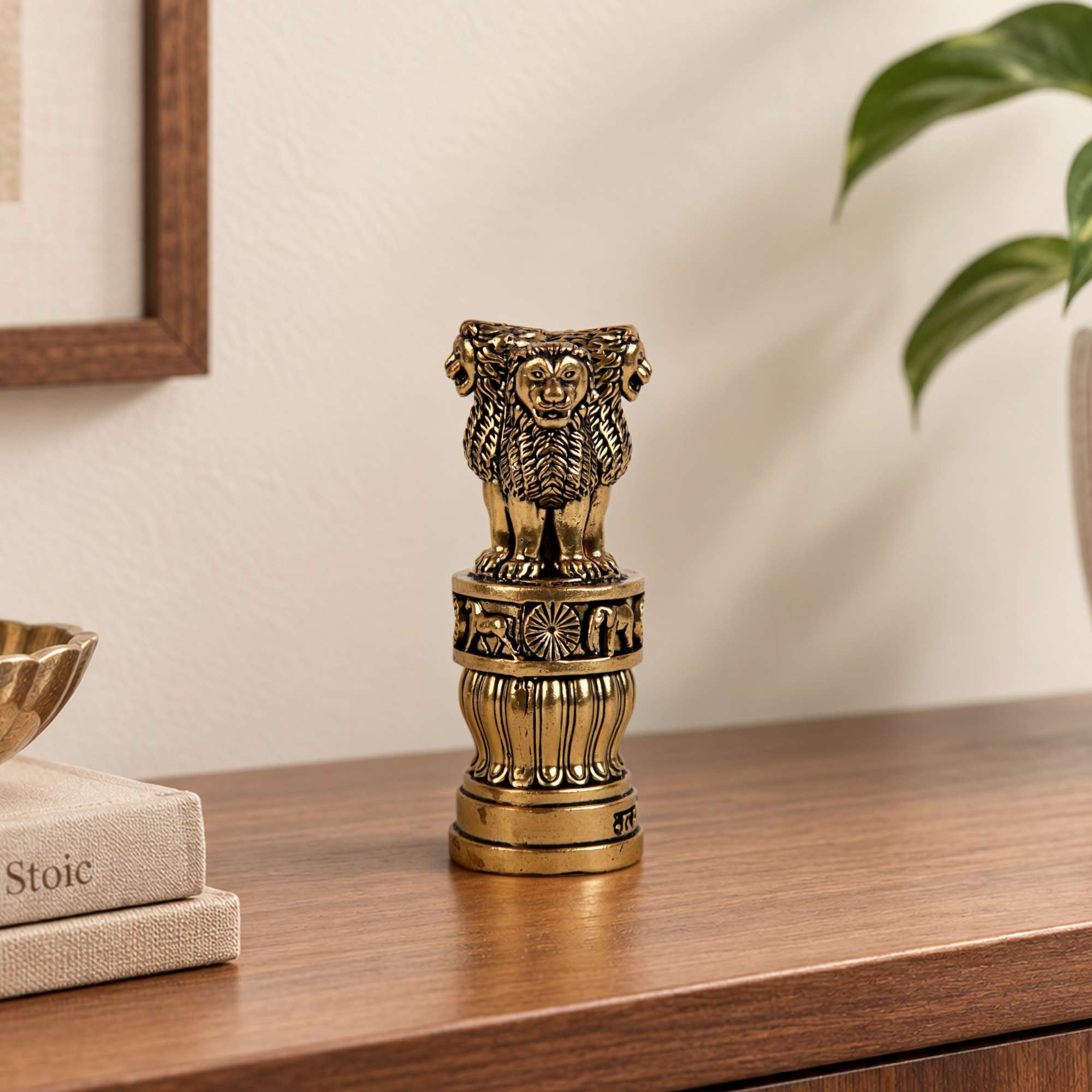 Ashok Stambh Brass Idol
