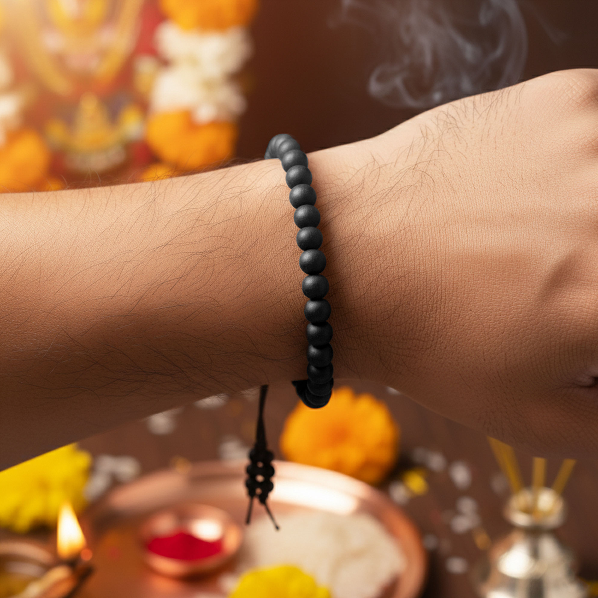 Karungali Mala & Karungali Bracelet Combo