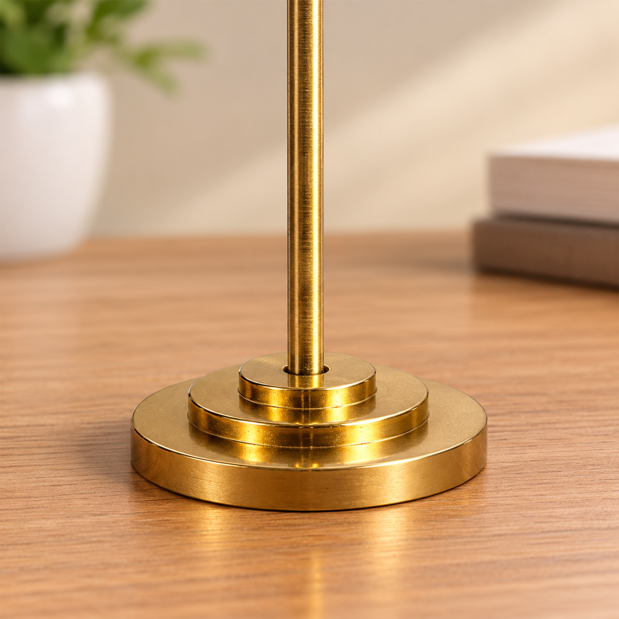 Indian Flag with Brass Base