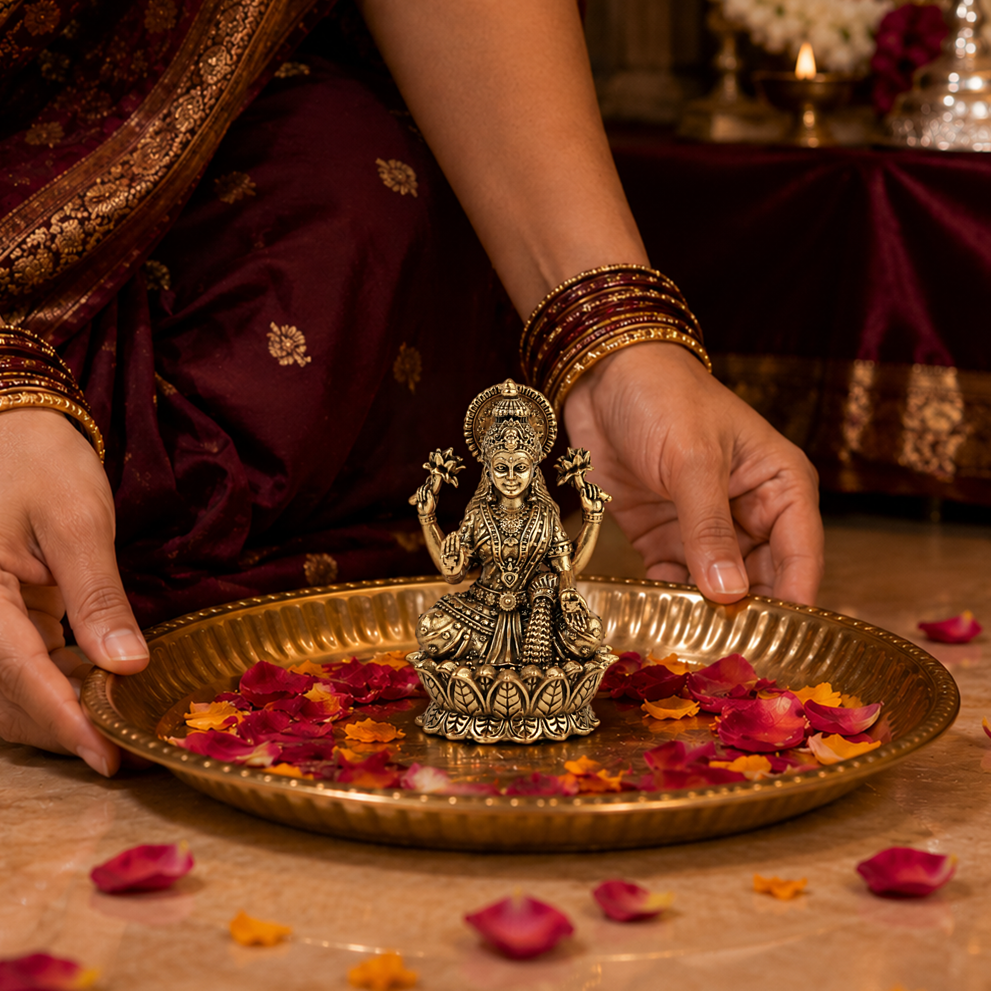 Shubha Laxmi Brass Idol
