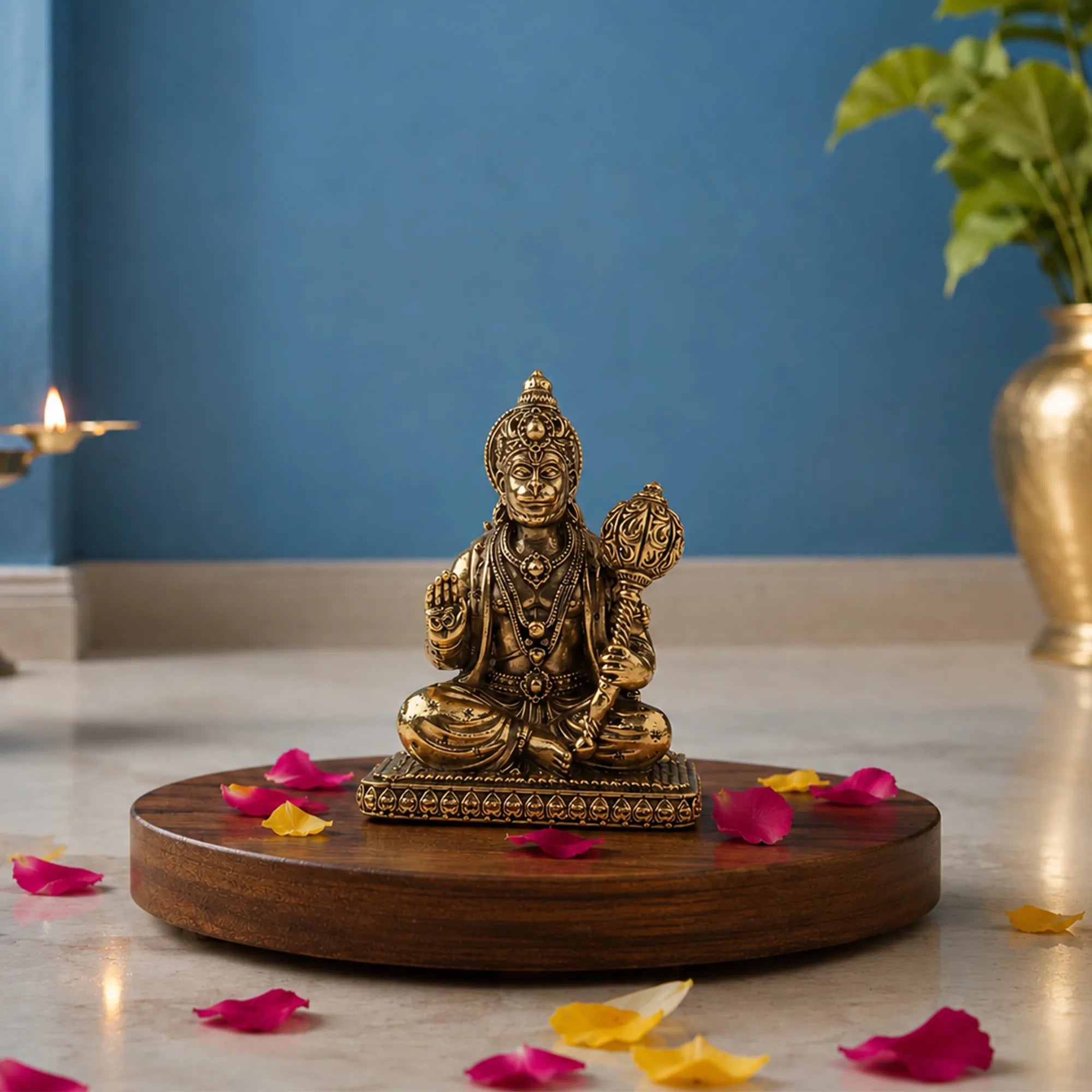Lord Hanuman Brass Idol