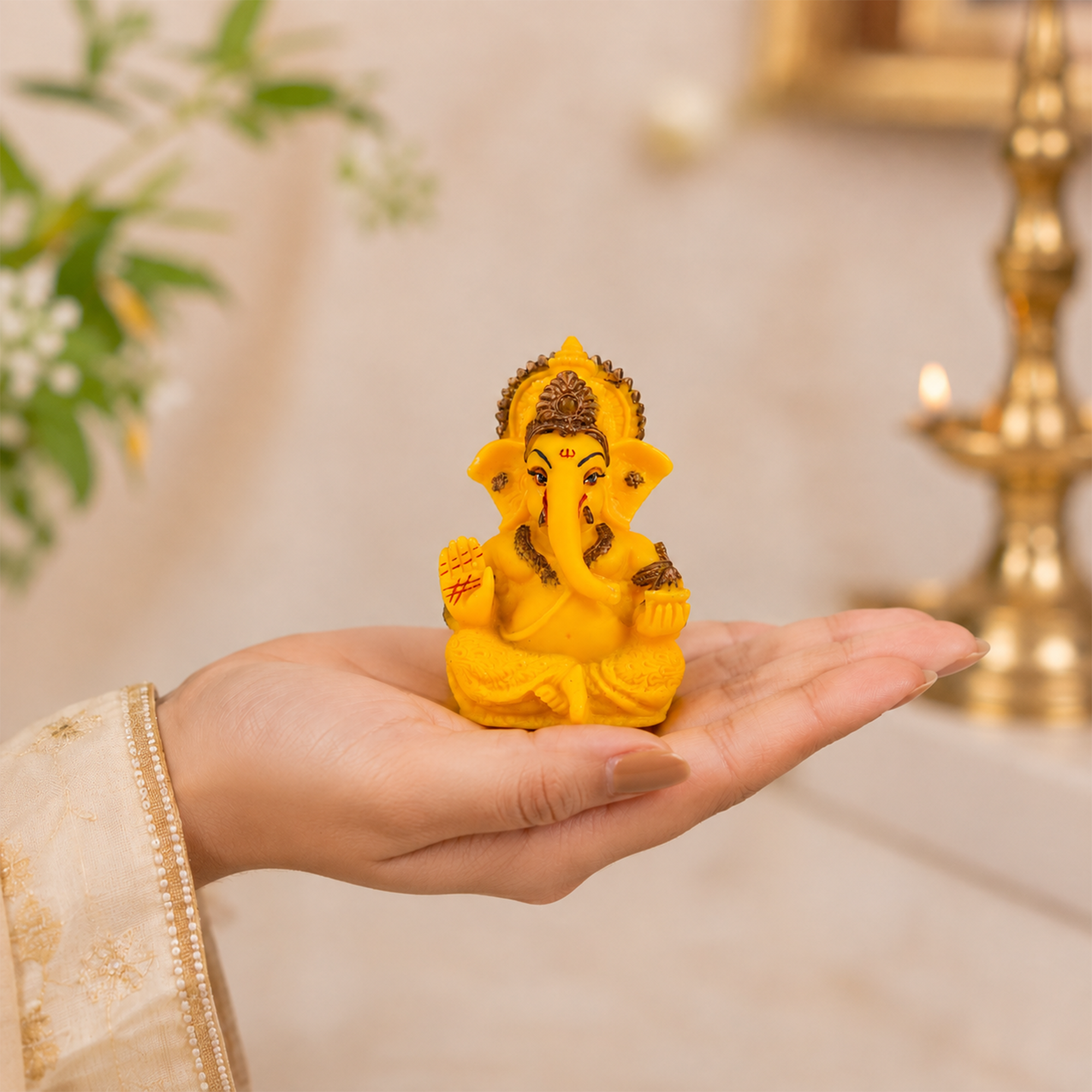 Haridra Ganesha Idol