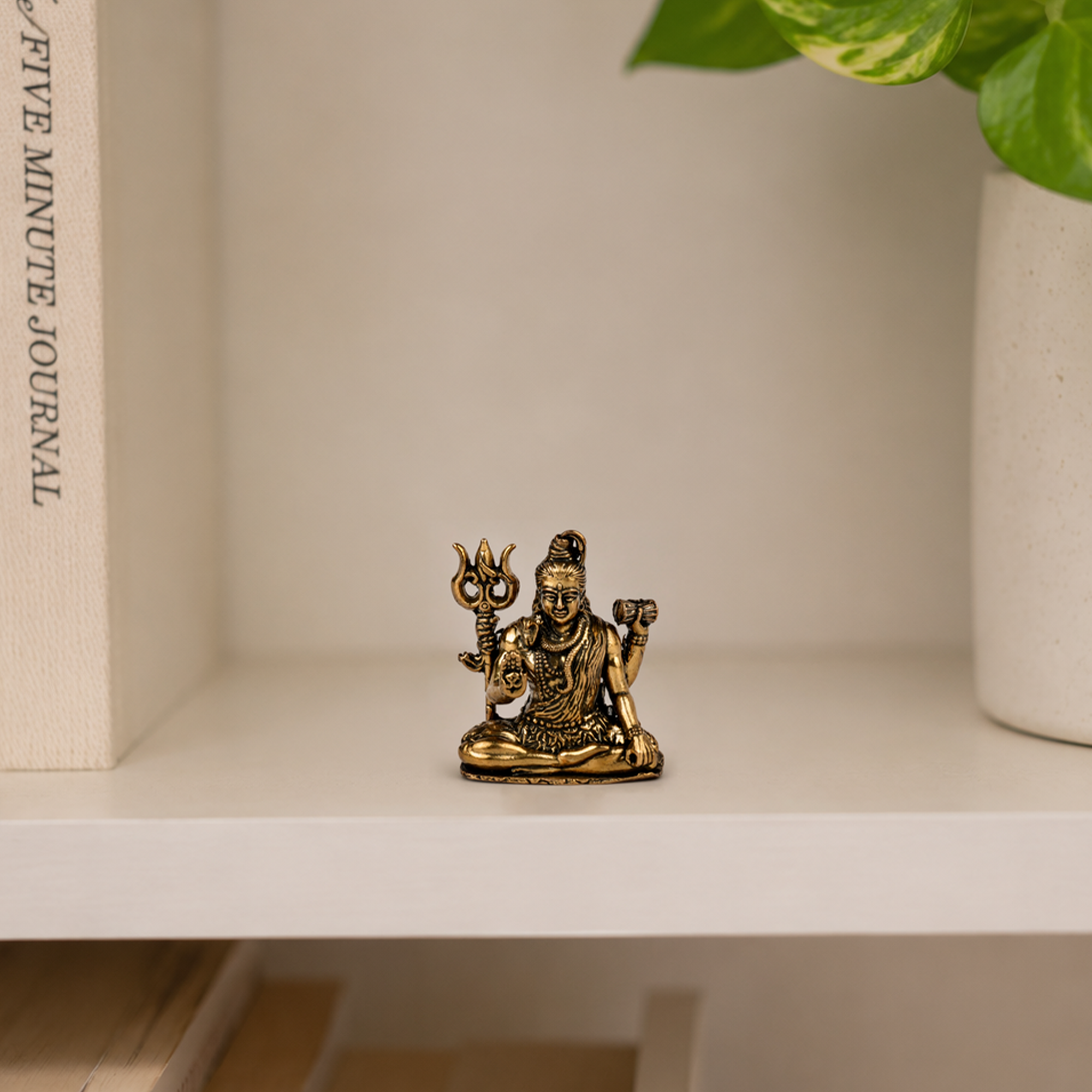 Shiv Trishul Brass Murti