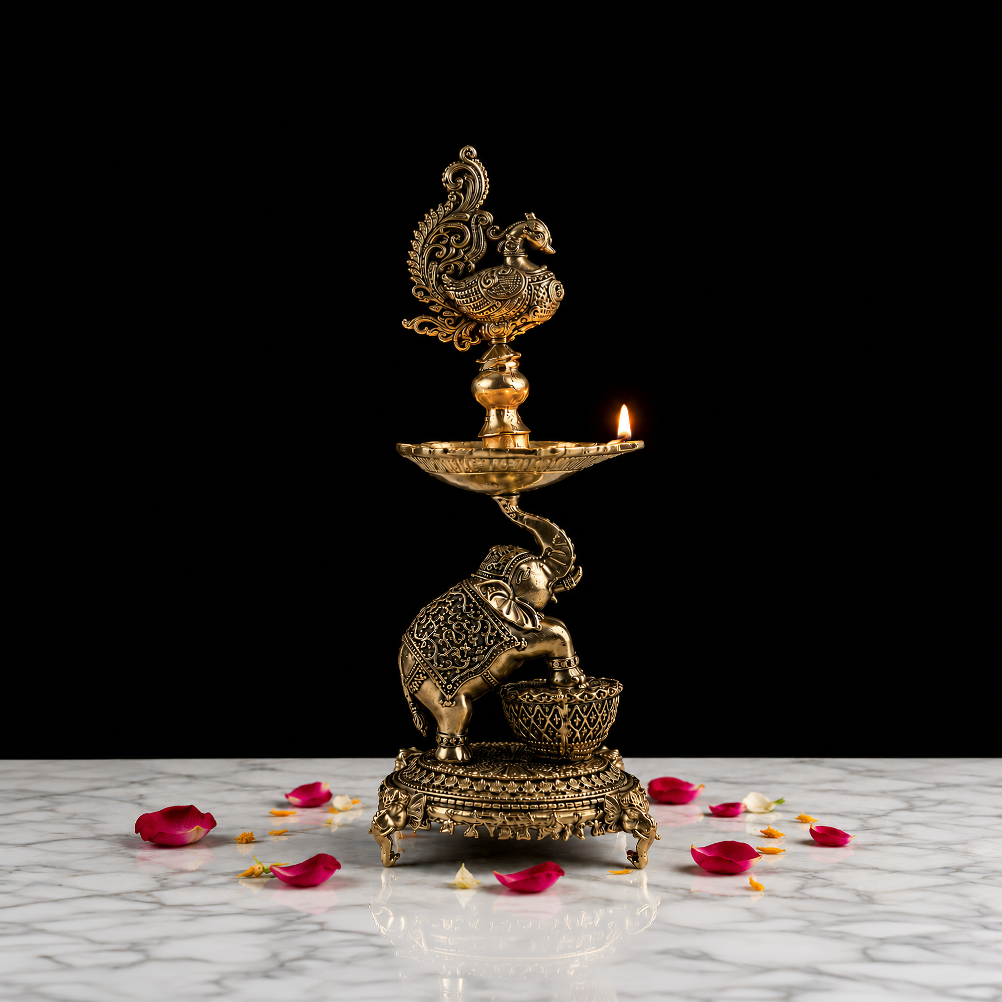 Ananta Jyoti Diya stand